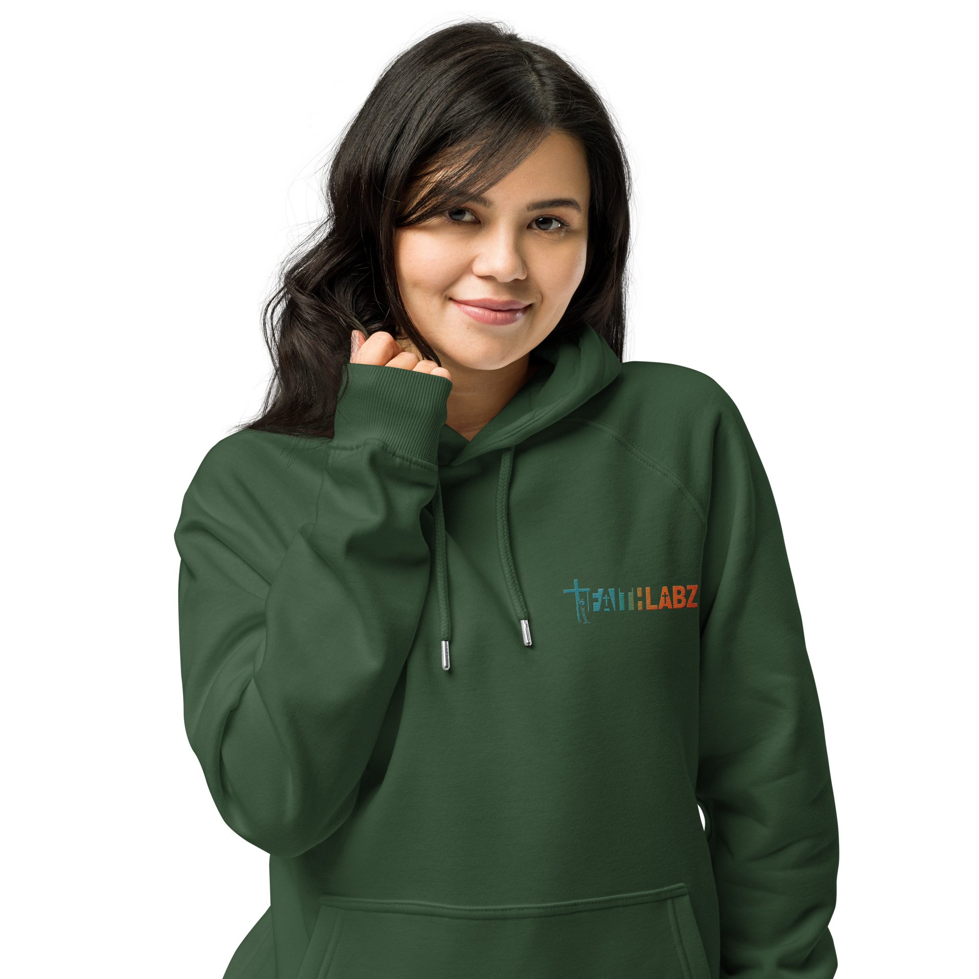 unisex-eco-raglan-hoodie-bottle-green-front-6a30ea710626f.jpg