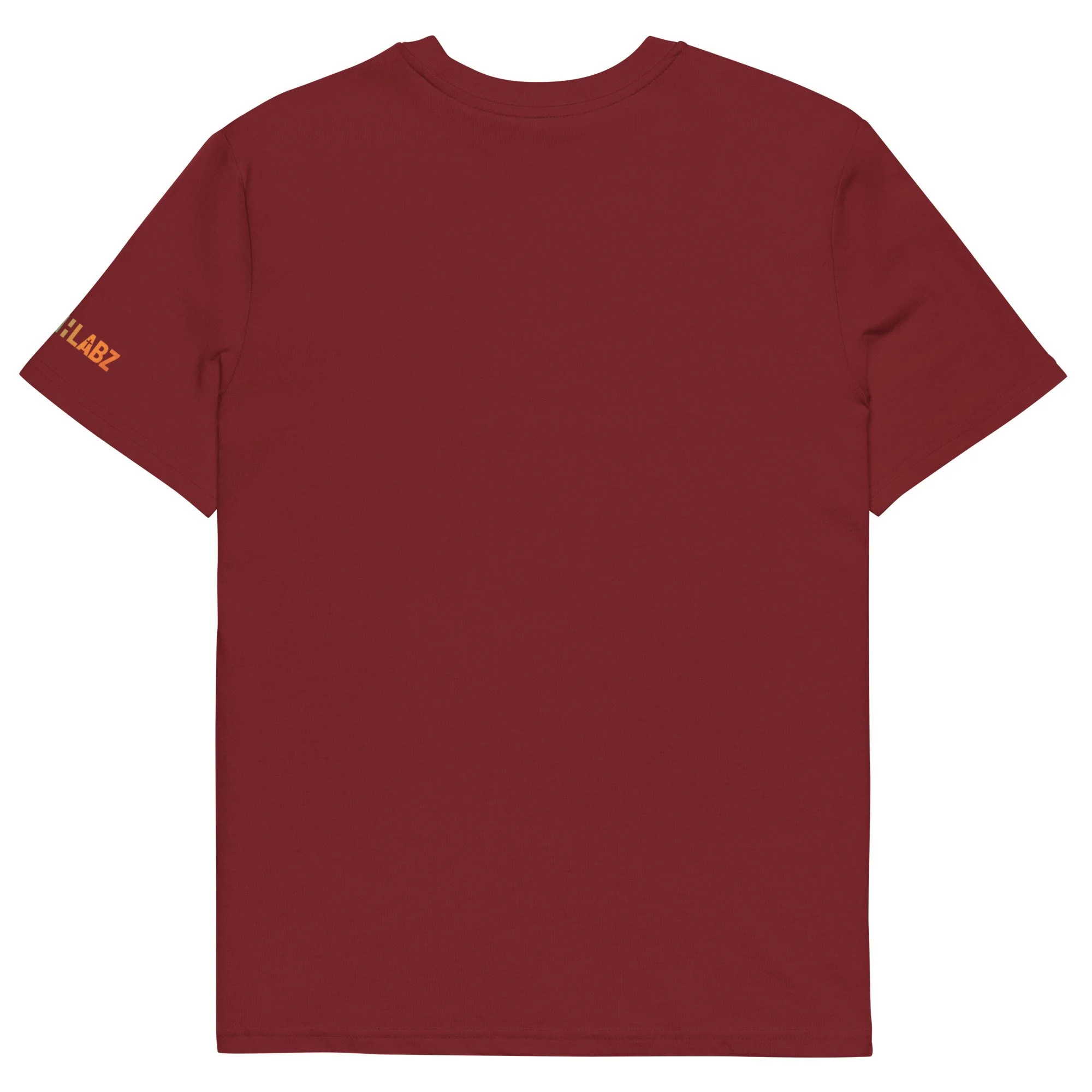 unisex-organic-cotton-creator-2.0-t-shirt-burgundy-back-6a30ee3cb150d.jpg