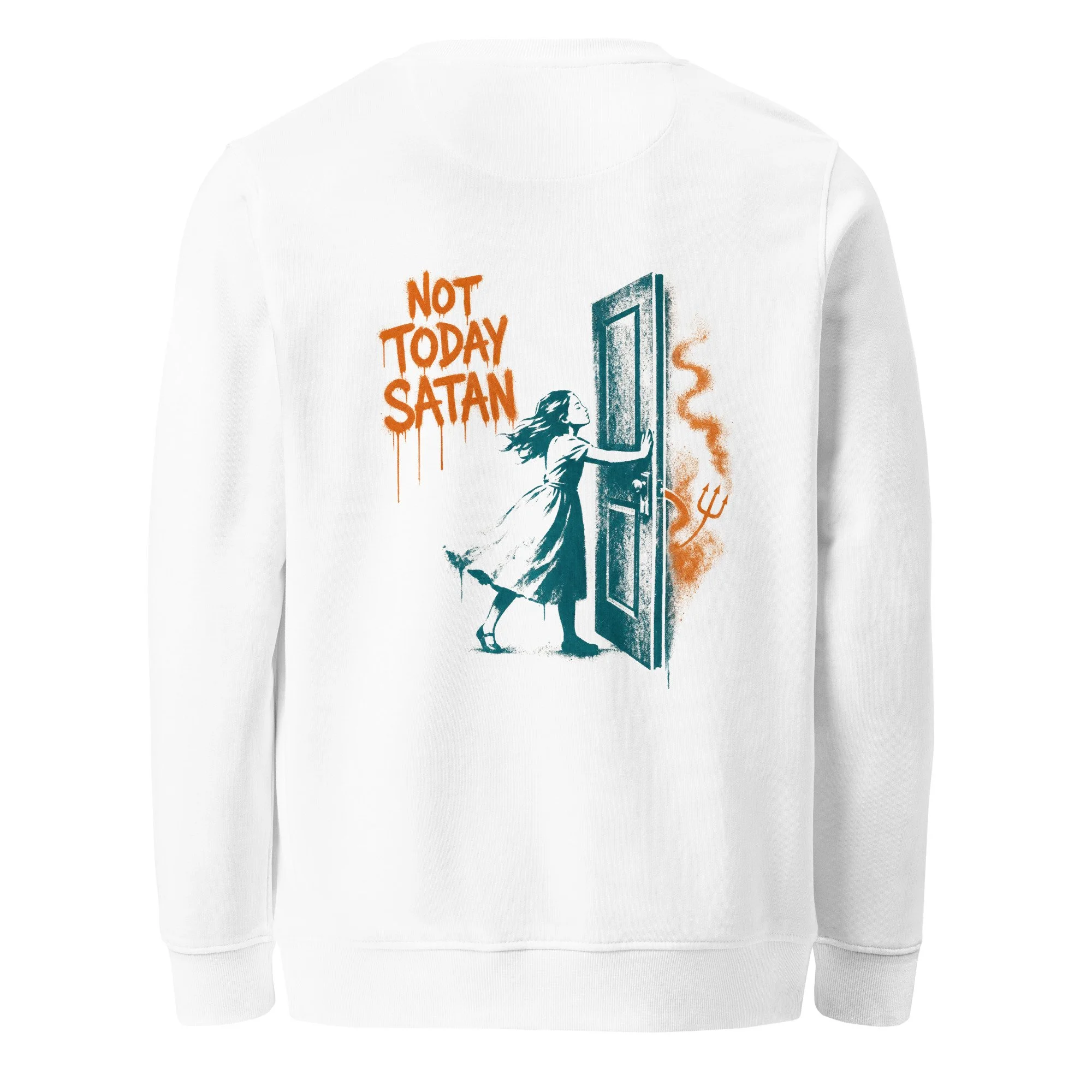 Not Today, Satan Organic Long Sleeve