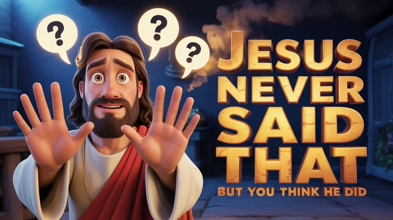 Sept 17 | Jesus Never Said That: 3 Shocking Bible Misquotes Christians Get Wrong Every Day