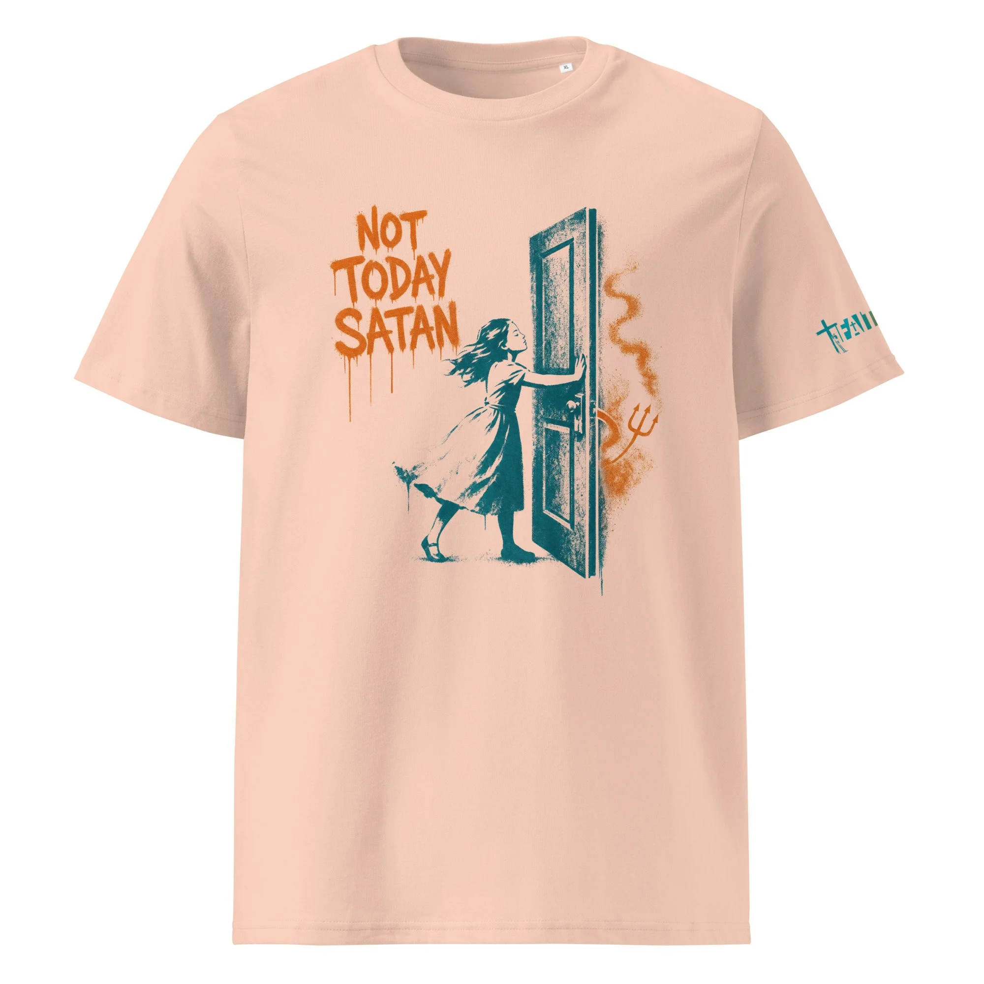 Not Today, Satan Organic Cotton T-Shirt