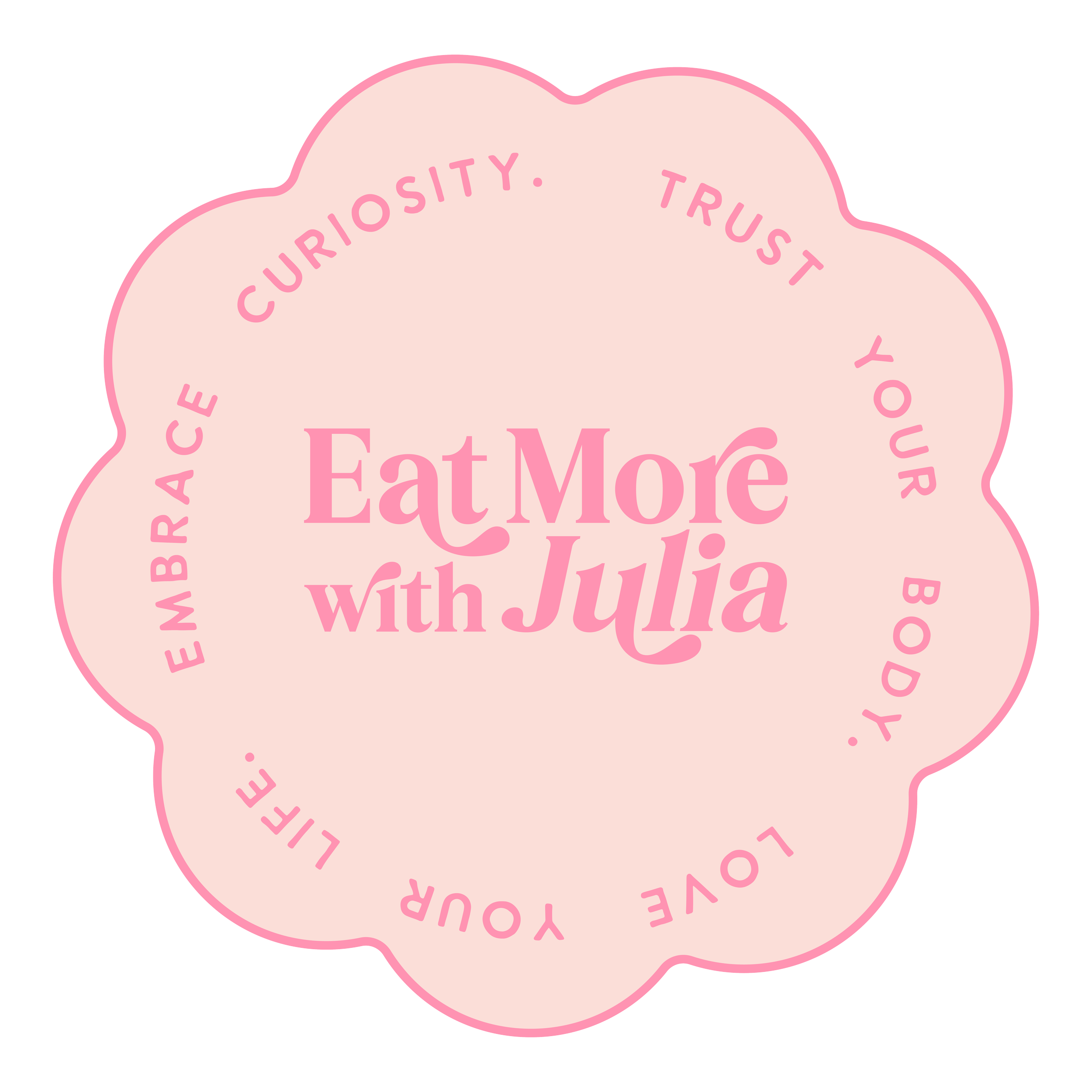 EAT MORE WITH JULIA COACHING LOGO