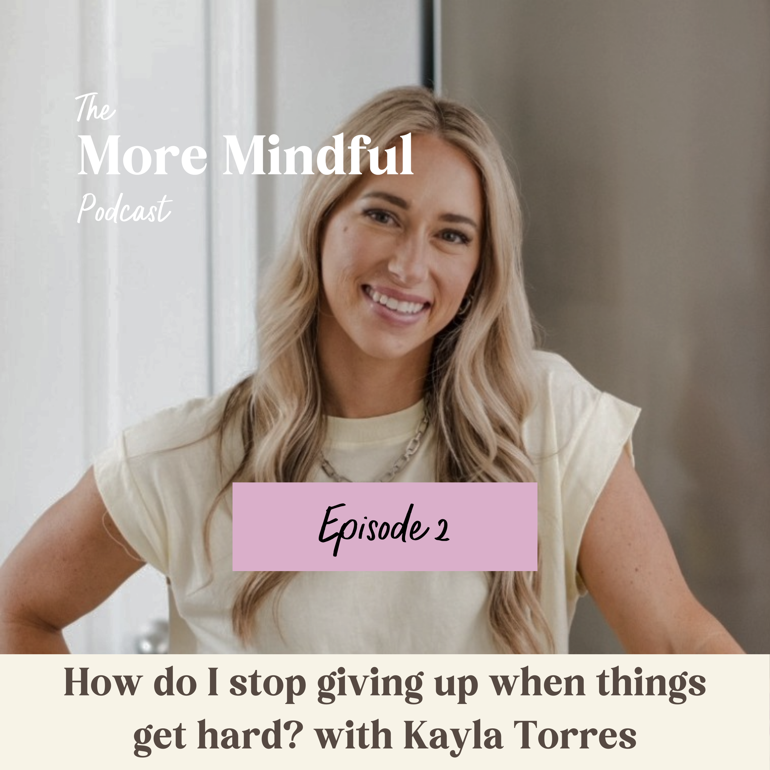 EPISODE 002: How do I stop giving up when things get hard?