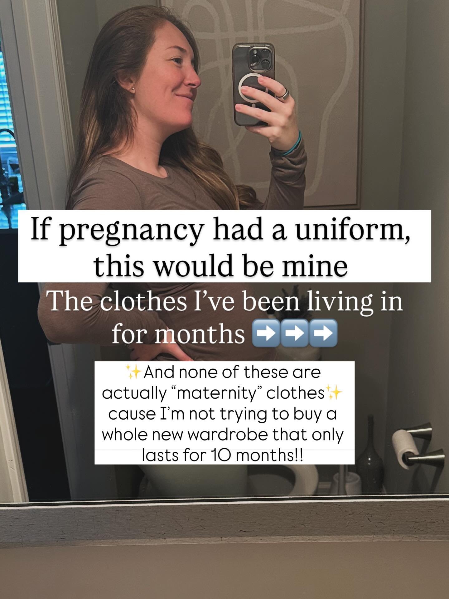 At 33 weeks, I have cold-hard evidence of the clothes that keep making me do the laundry again, so they&rsquo;re clean 🧼 

I surprised myself (or is this no surprise as all???) by re-falling in love with some splurge-y pieces of activewear that I al