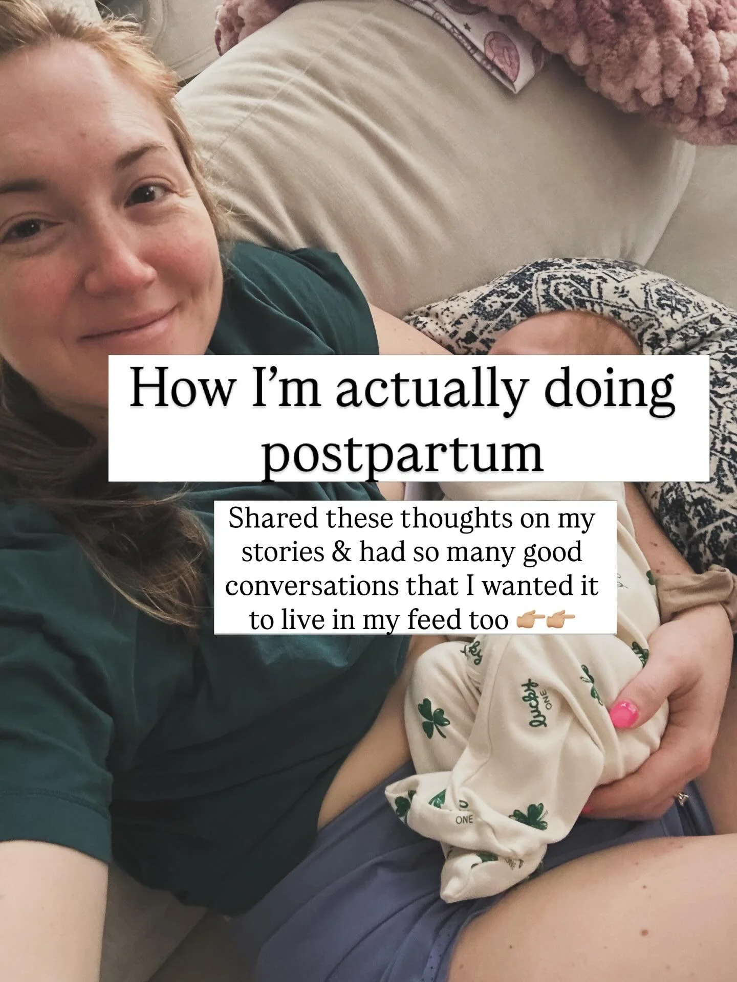 Keeping it real in my postpartum era

TLDR: this has been harder than I expected 😅

Even though I love my girl so so so much 🩷

But just like when it comes to weight loss and health habits, I know that saying the hard things, being vulnerable and g
