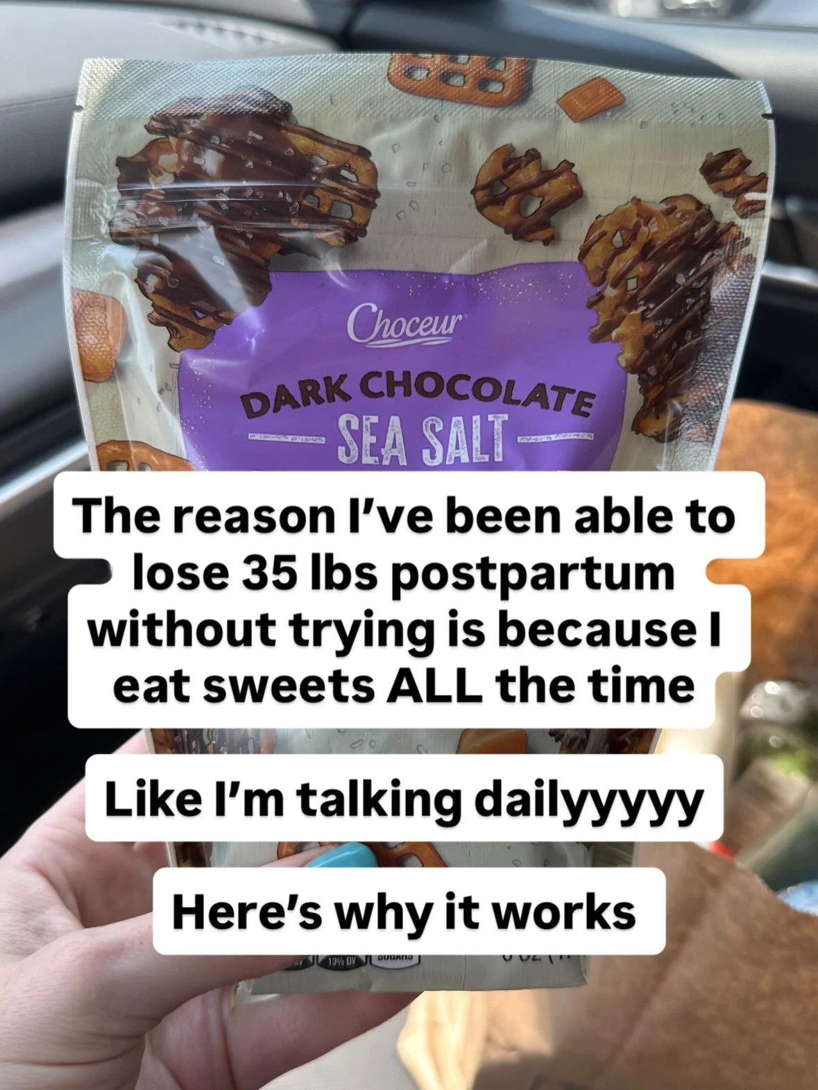 Low key: regular sweet treats are the best tool to feel less unhinged around food 👀

Which is why these caramel pretzels made my grocery pick up order on Monday. 

And if you wanna learn WHY (because I&rsquo;ve bet you&rsquo;ve heard something like 
