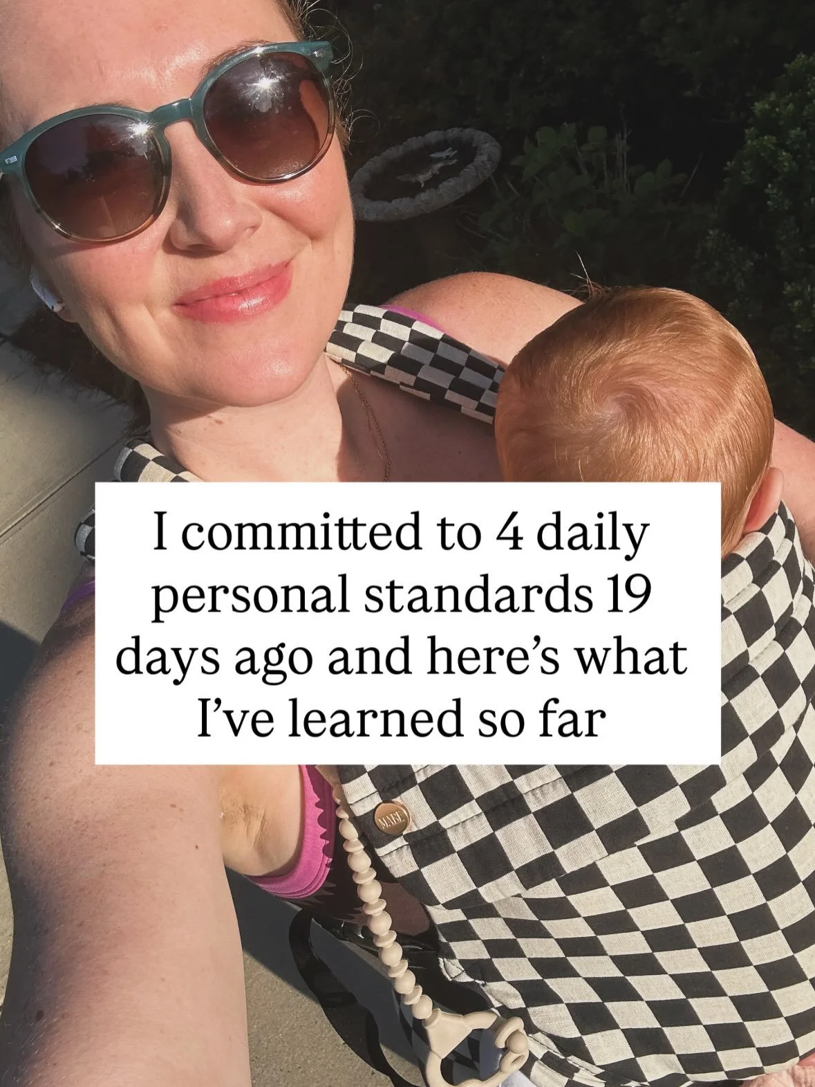 Trying to practice what I preach: experimentation leads to evidence and evidence leads to clarity

I was telling myself the story that I didn&rsquo;t have time or capacity for personal standards a month ago

That was the belief I was holding

So I as