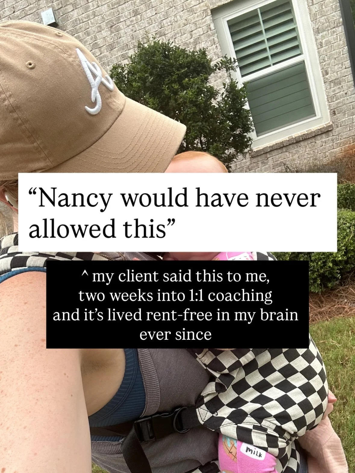 And to be honest, poor Nancy probably doesn&rsquo;t know any better&hellip; 

Although I think it&rsquo;s on her to figure out why her clients never maintained their results 👀

She&rsquo;s operating with the same broken belief system that she&rsquo;