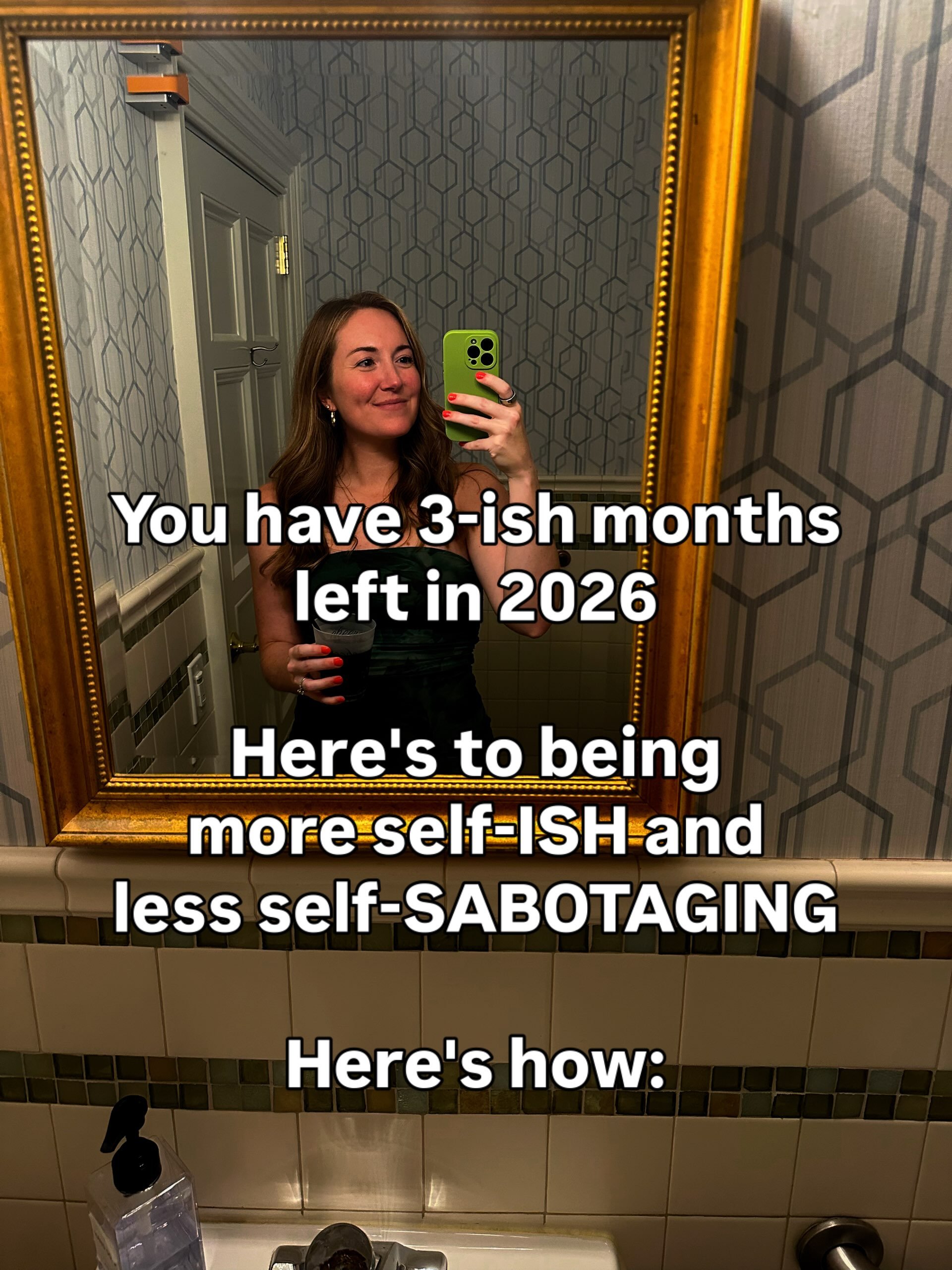 Being selfish is in.
Being self sabotaging is out.

Comment STACK for a free version of one of my BELOVED client tools to start doing just this 🛠️