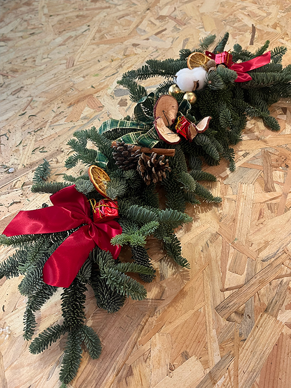 Atelier de Noël : Création d'un chemin de table de Noël