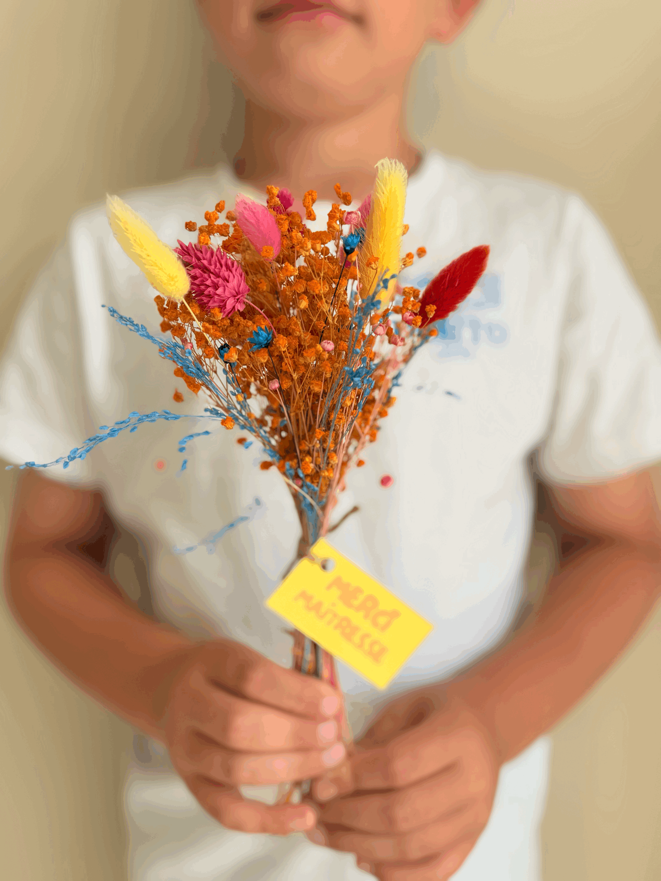 petit bouquet personnalisé multicolore