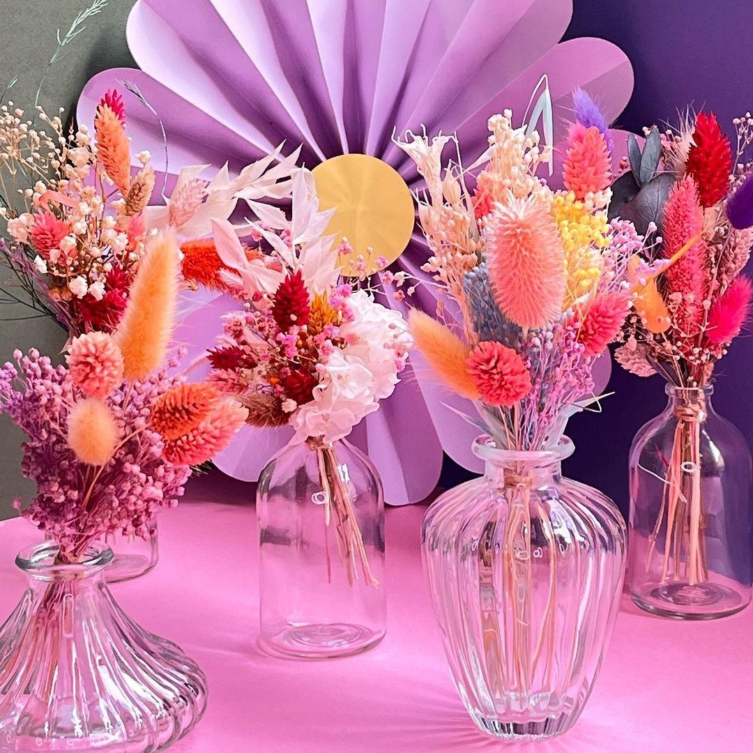 Mini bouquet de fleurs séchées