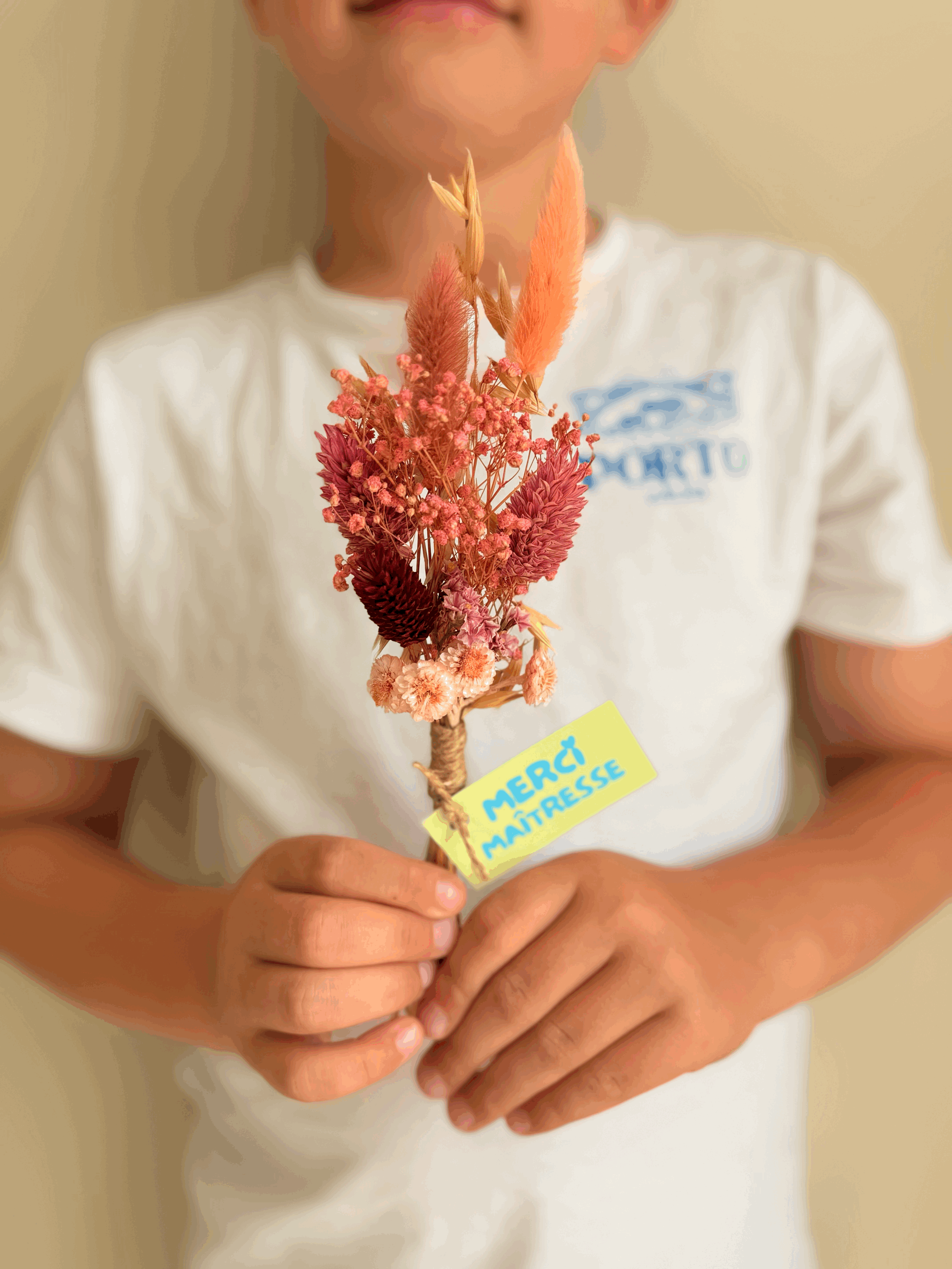 petit bouquet personnalisé rose