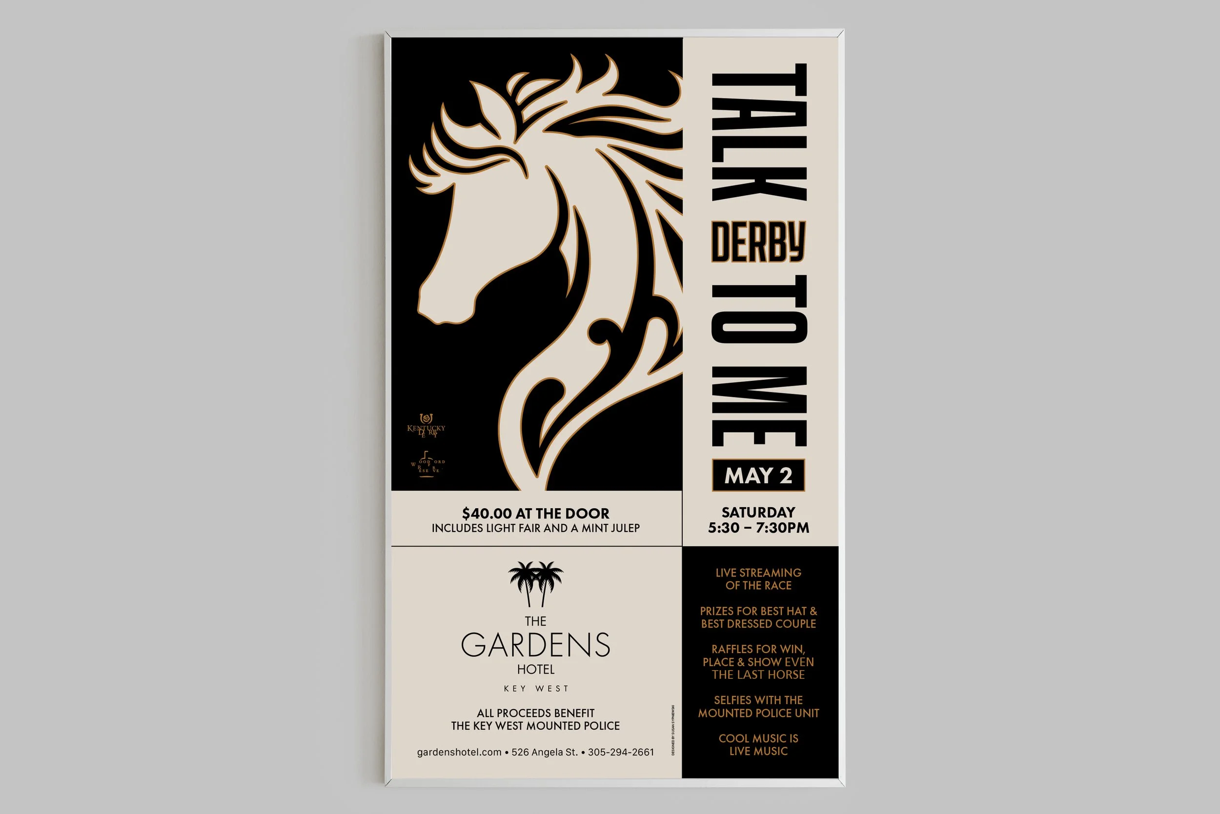 Talk Derby To Me Fundraiser Ad