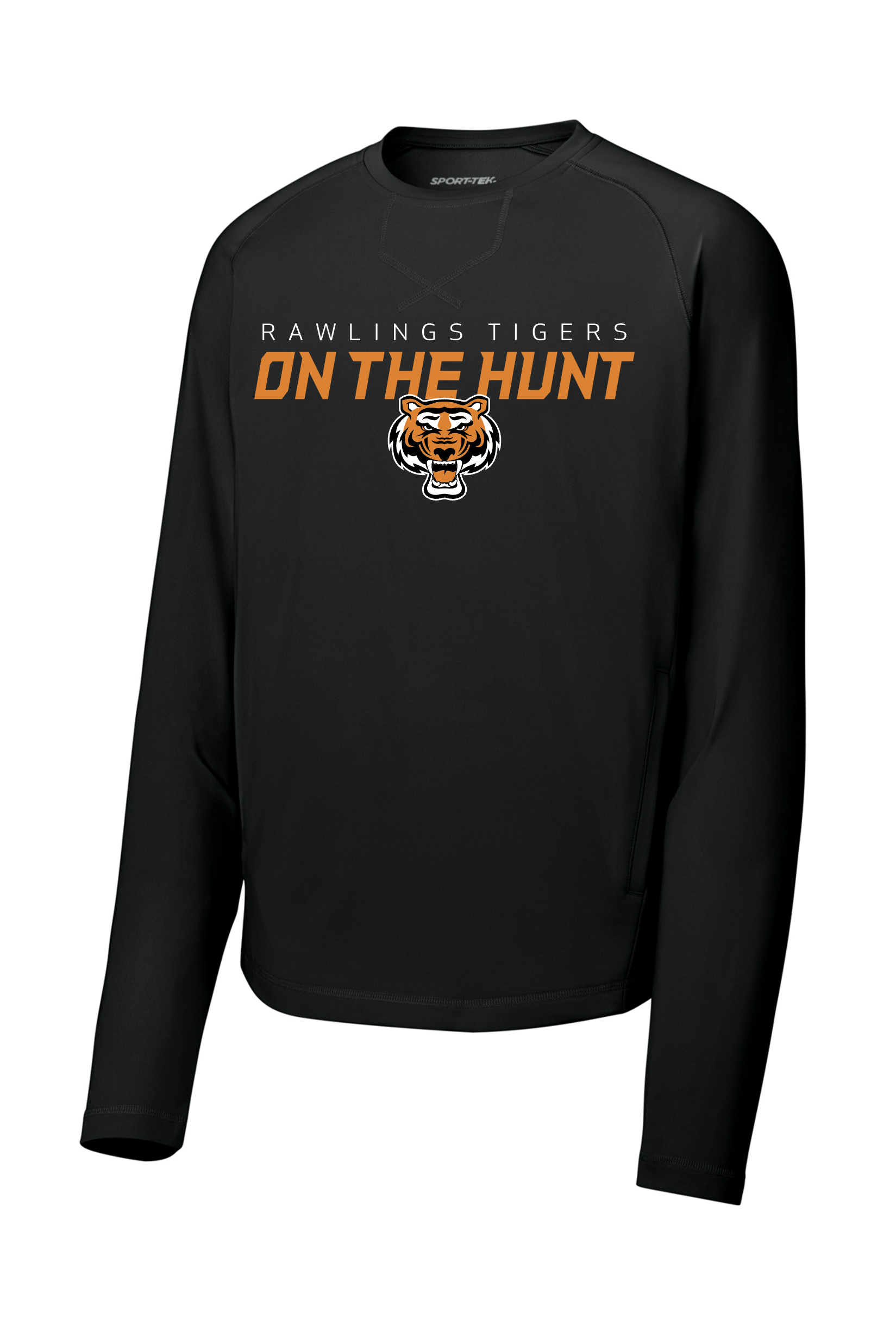 $39 - $46 On The Hunt Sport-Tek Stretch Pocketed Crewneck