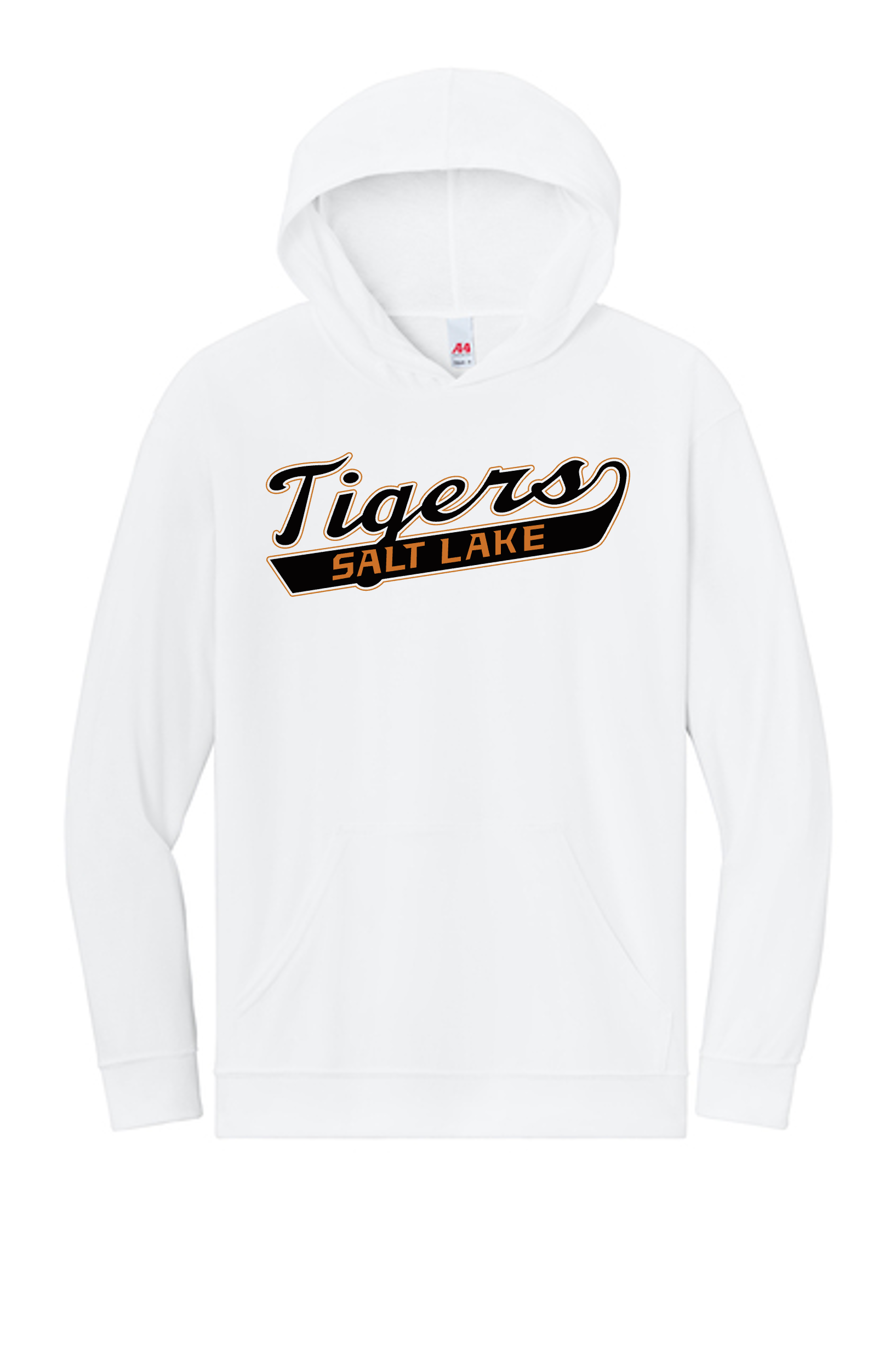 $28 - Tigers Salt Lake Adult COTTON Hooded Long Sleeve T-shirt