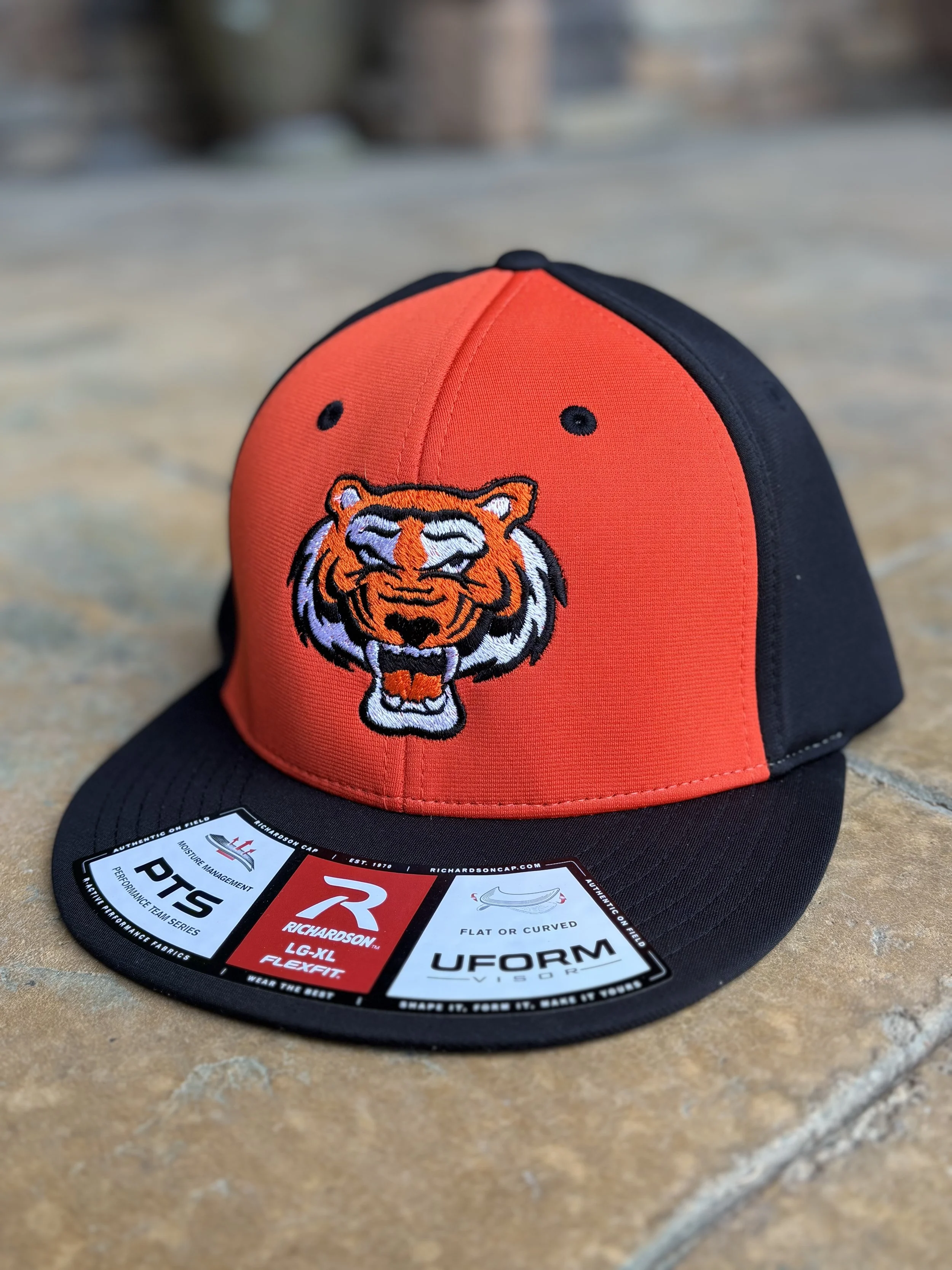 $28 - Fierce Richardson Black and Orange Hat