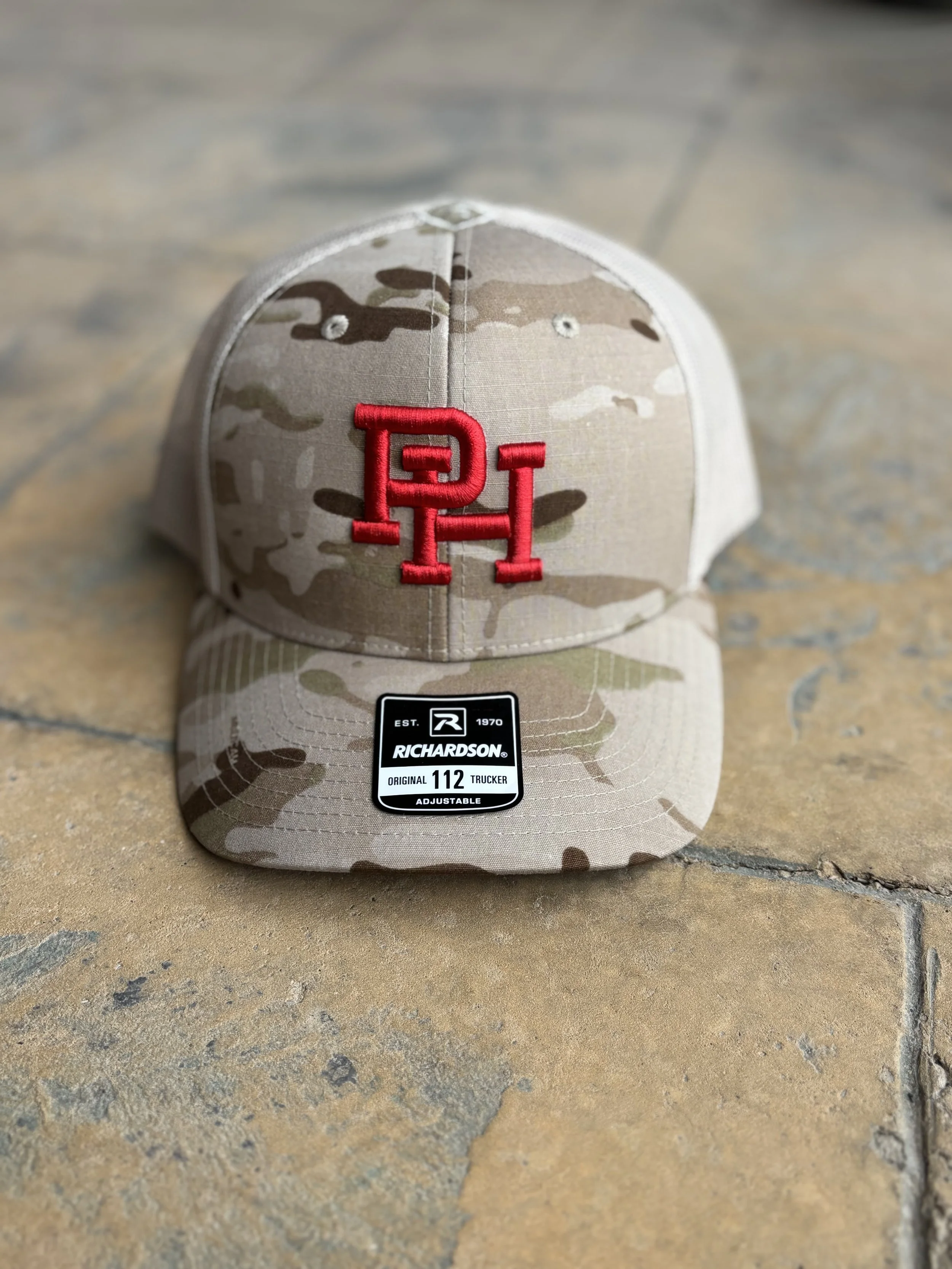 Richardson 112 Camo Trucker