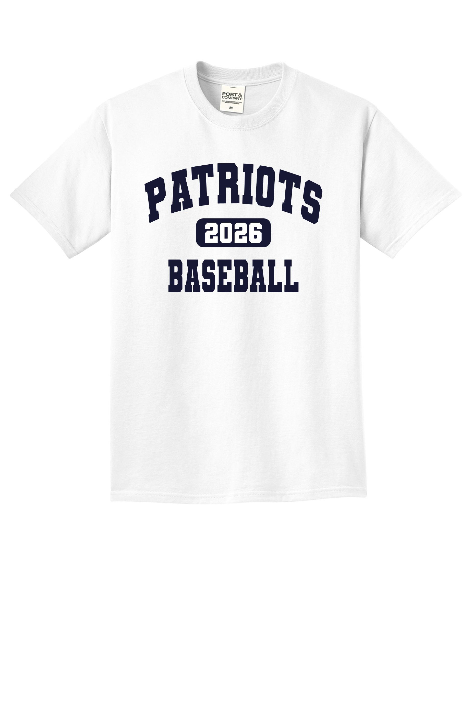 Patriots Baseball 2026 Boxy Fit Heavyweight T-shirt