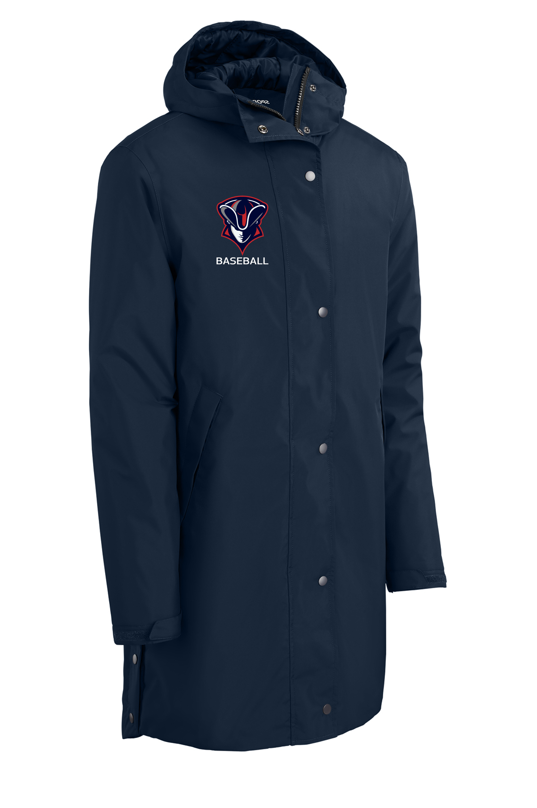 Patriots Baseball Sideline Parka - Embroidered