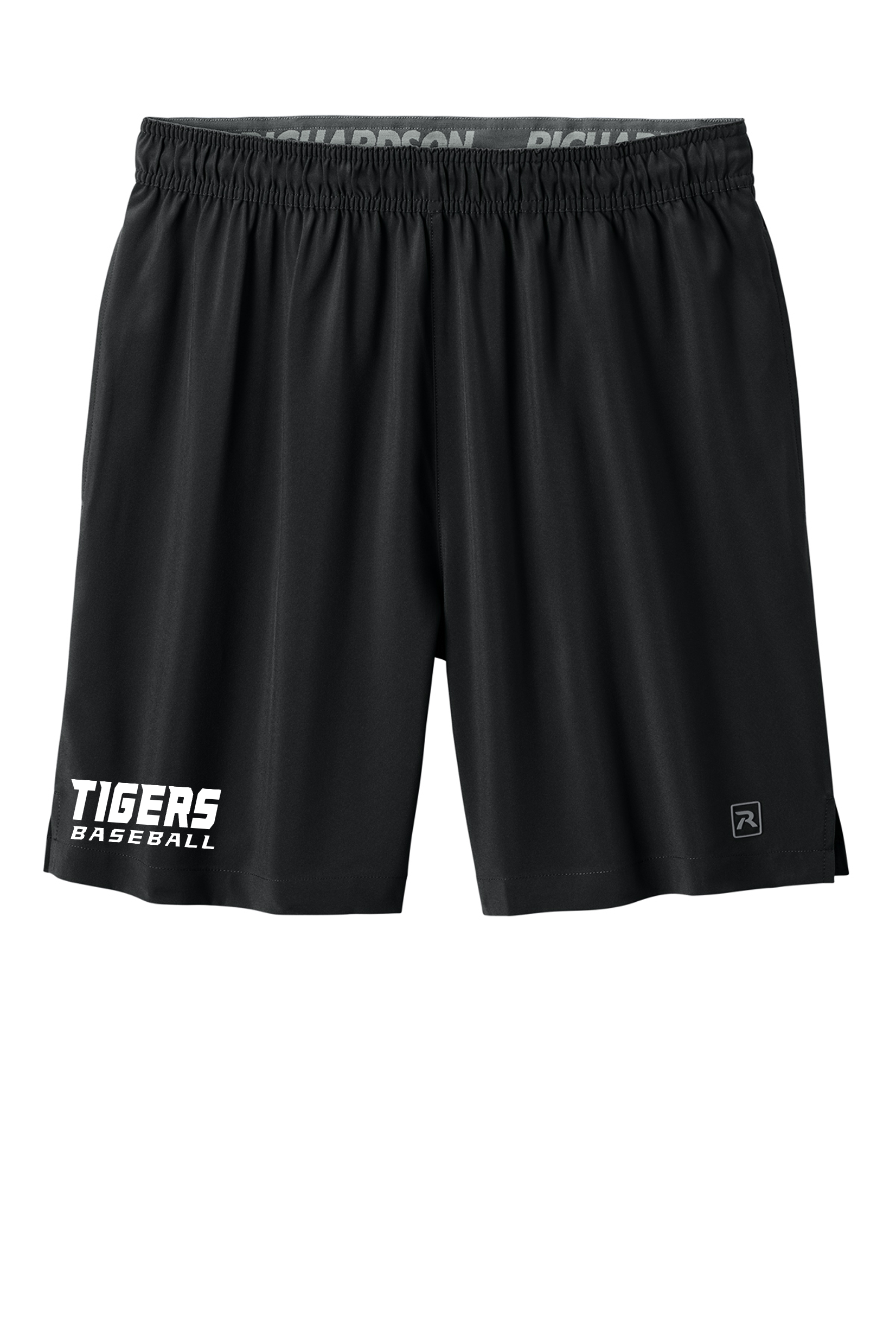 richardson tigers baseball white black shorts.png
