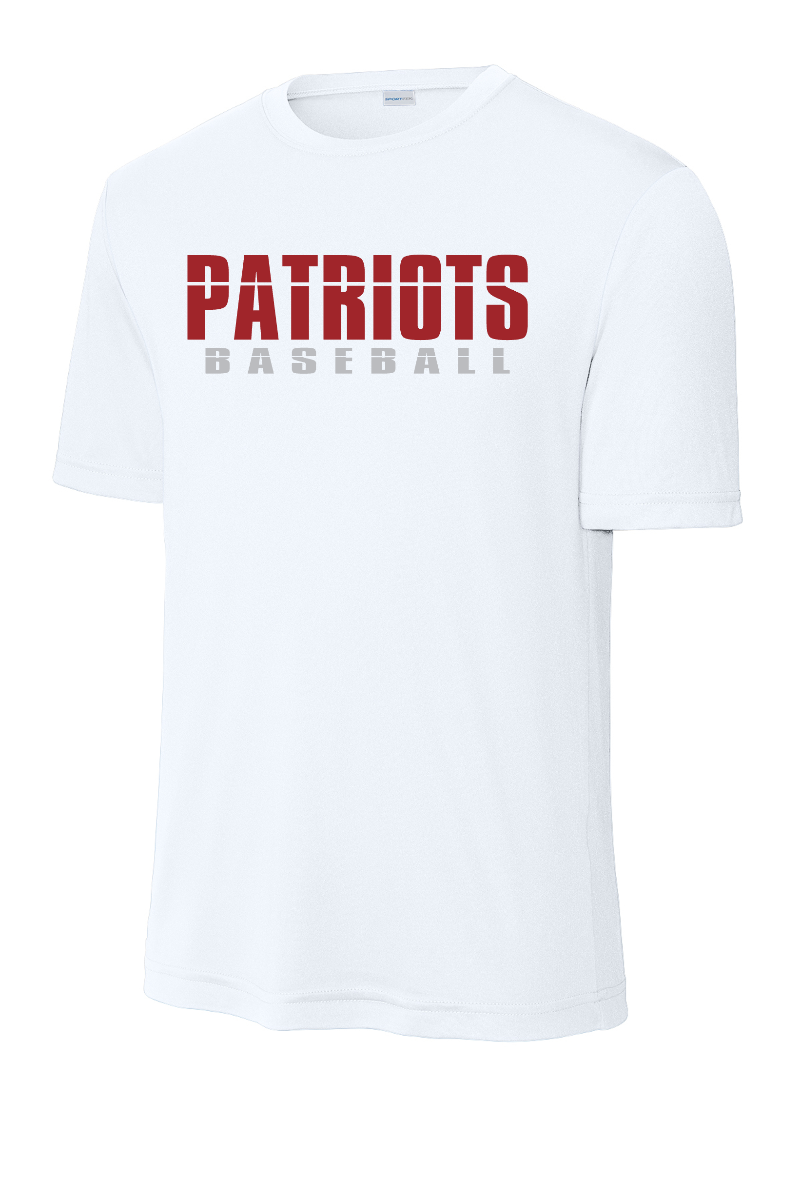 Patriots Baseball T-shirt (moisture wicking or cotton) WITHOUT FLAG BACK