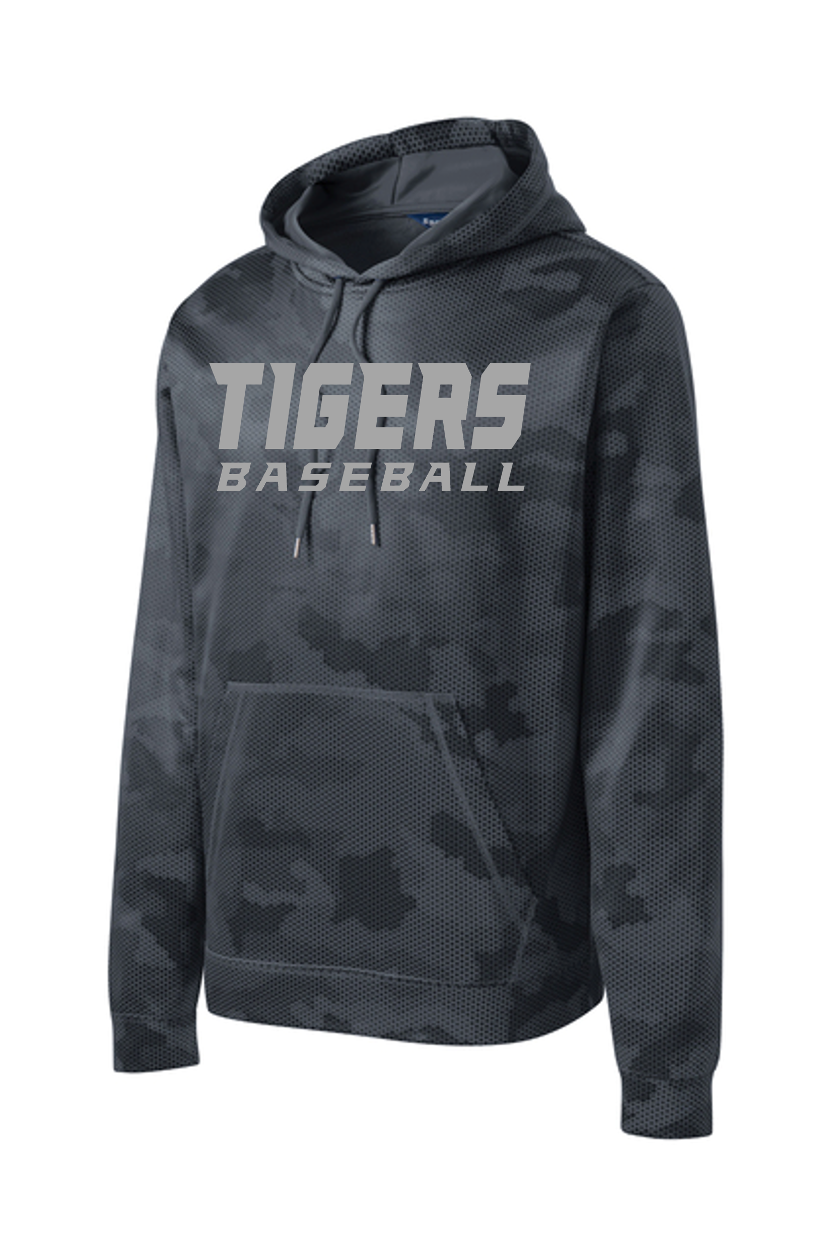 $46-$53 Camo Tigers Baseball Adult Hoodie