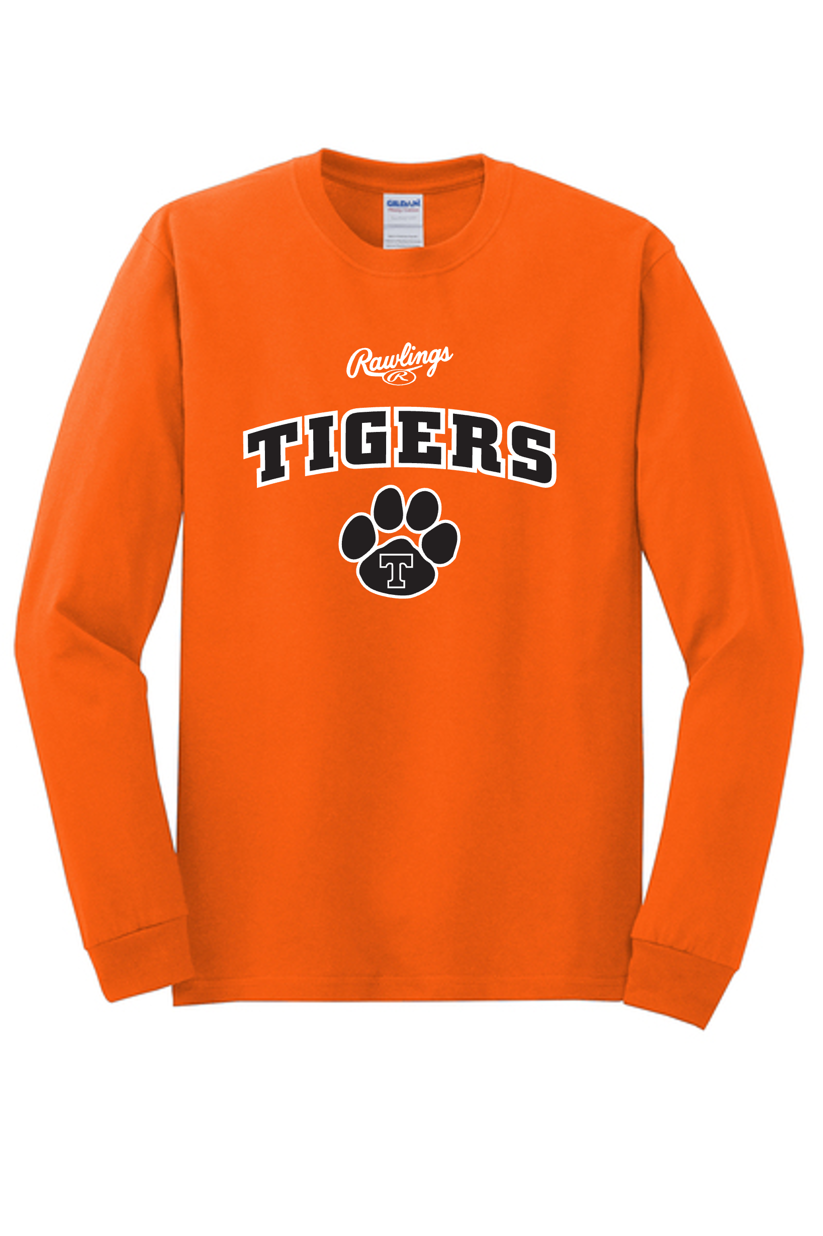 $20-$23 - Rawlings Tigers Paw Adult Long Sleeve T-shirt
