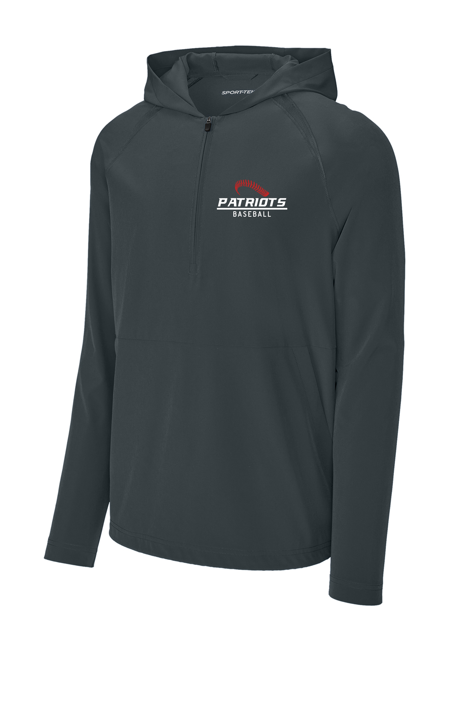 Sport-Tek Repeat 1/2 Zip Long Sleeve Jacket Iron Gray