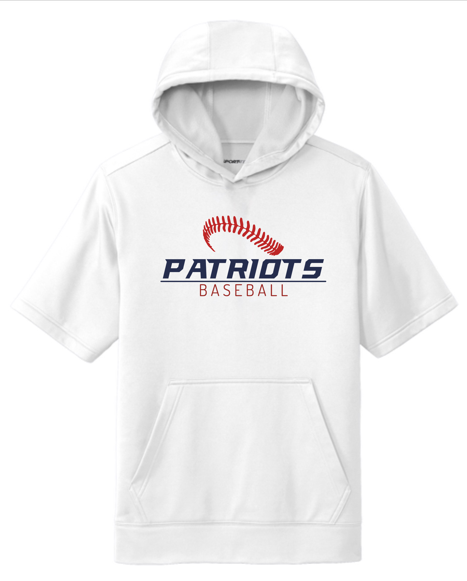 Sport-Tek Seamhead Short Sleeve Hooded Pullover