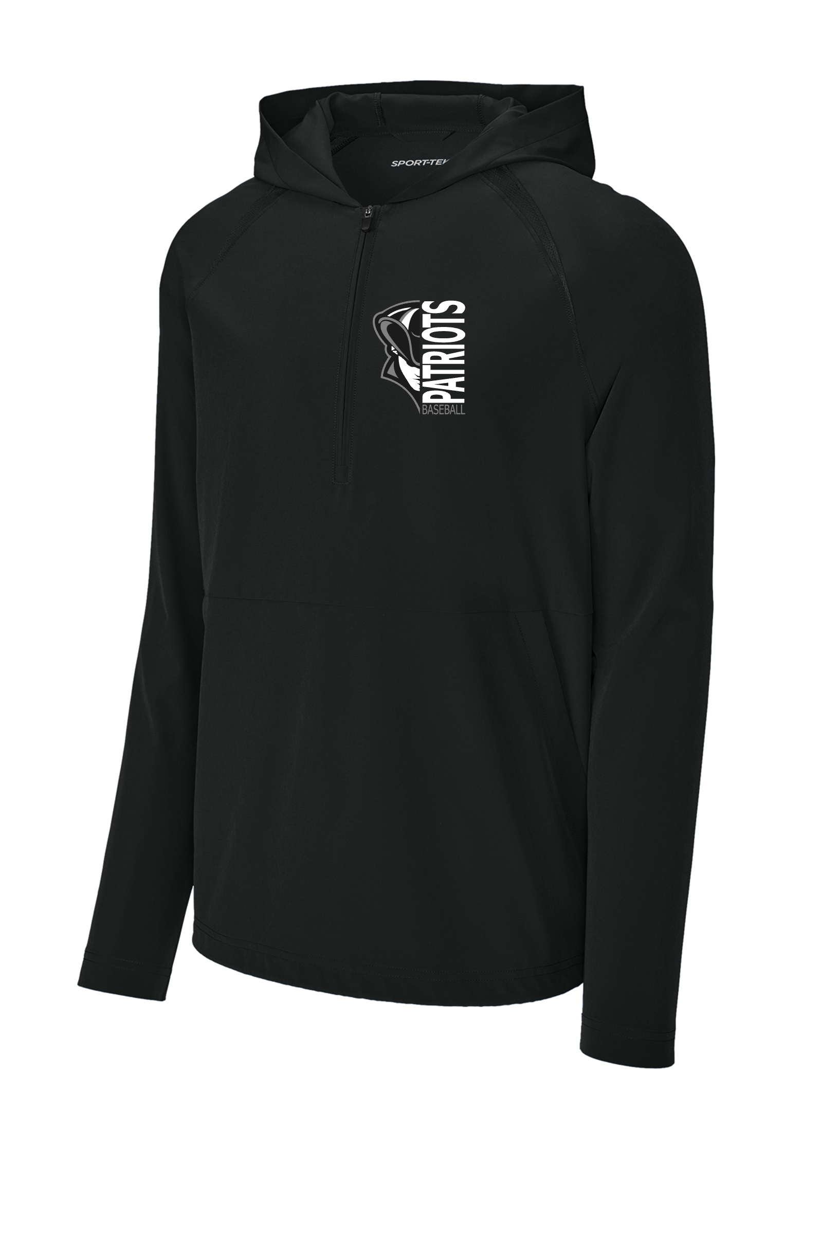Blackout Sport-Tek Repeat 1/2 Zip Long Sleeve Jacket