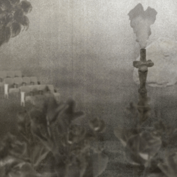 Original film collage, dream sequence by California artist Krislyn Komarov, O.M. Studio, Los Angeles.