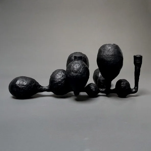 Biomorphic candelabra by artists Krislyn Komarov and James Benn, O.M. Studio, Los Angeles