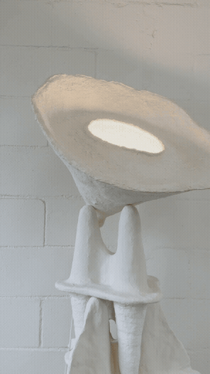 Wallace. Light sculpture by artist James Benn, O.M. Studio, Los Angeles