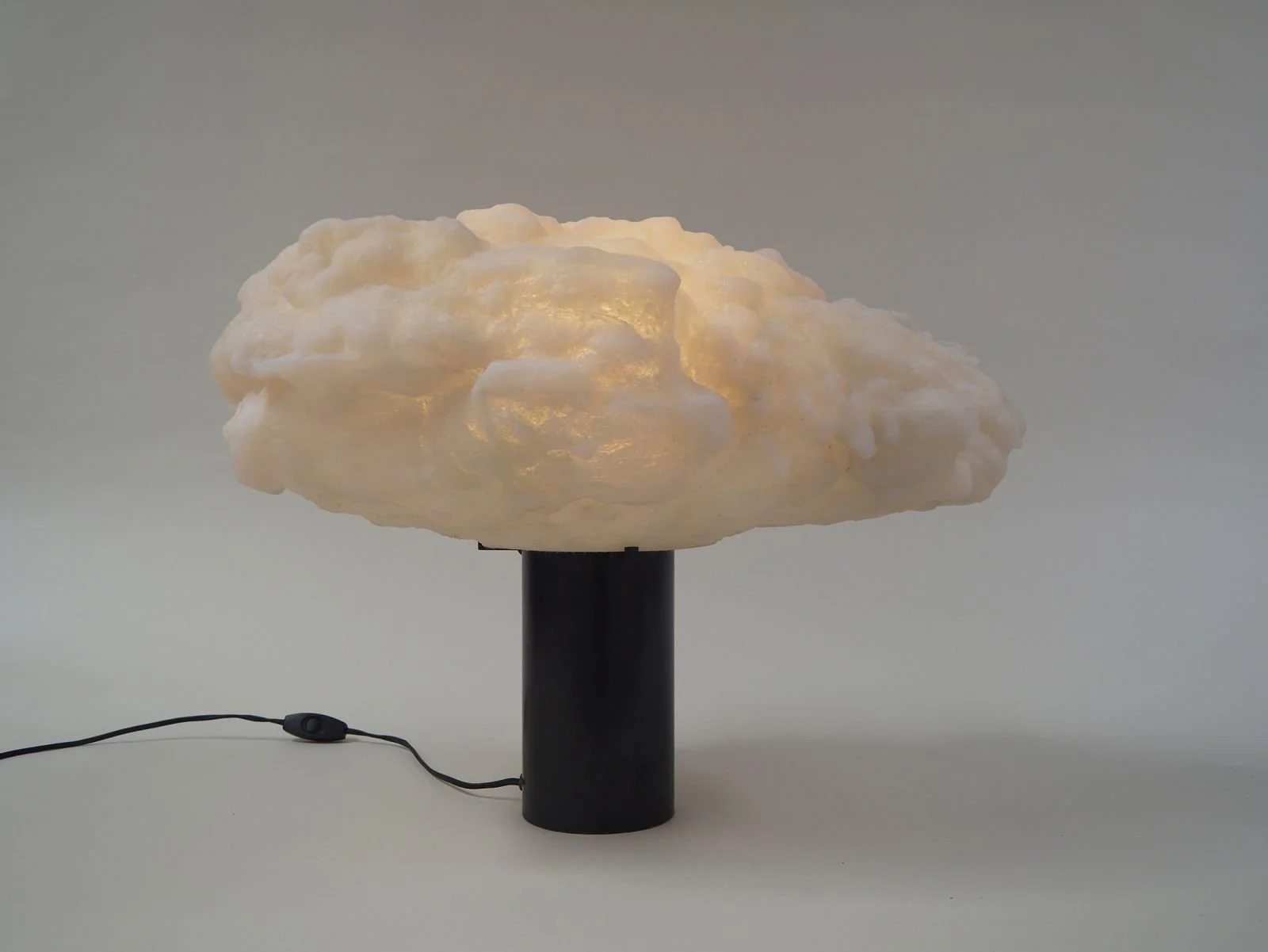 Fiberglass cloud lighting for interior design hand made at O.M. Studio  Los Angeles.