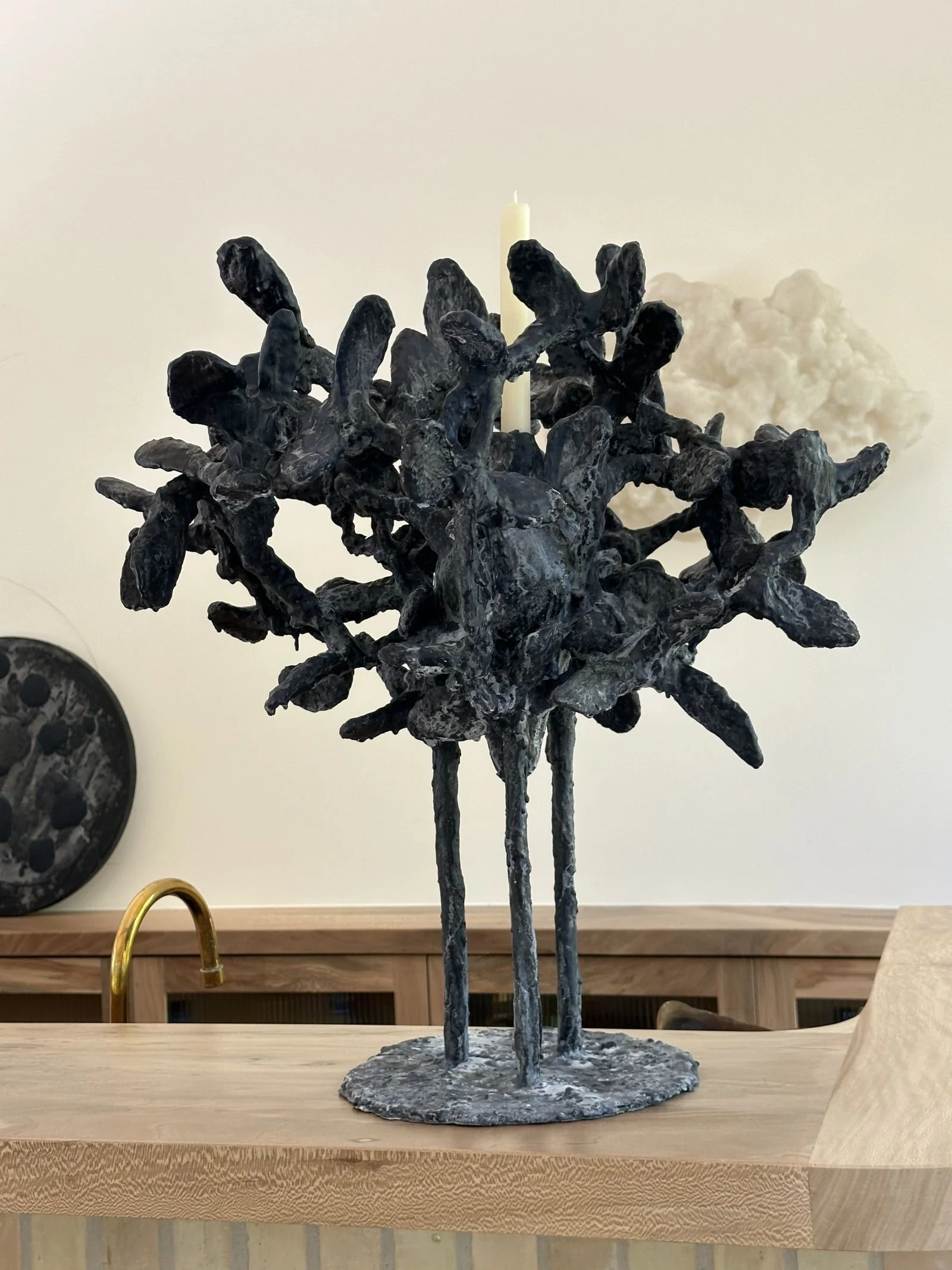 Black Tree Sculpture