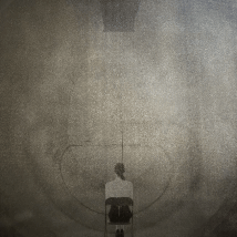 Original film collage, dream sequence by California artist Krislyn Komarov, O.M. Studio, Los Angeles.