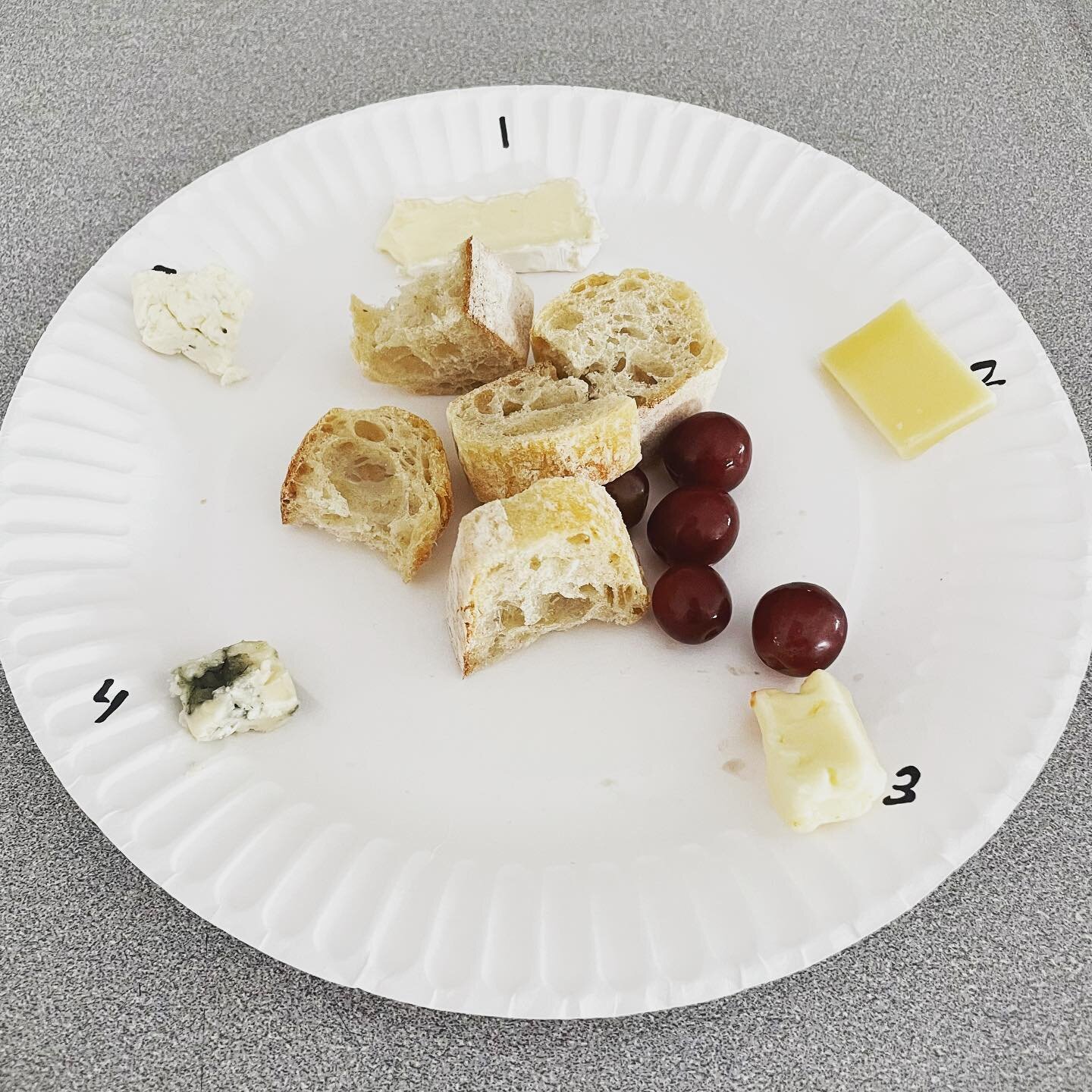 Did a cheese tasting as part of our last week of school f&ecirc;te. I&rsquo;ve wanted to do this activity for a long time and I&rsquo;m so glad I finally did. I&rsquo;m surprised how they were all so willing to try new cheeses and many even ate the R