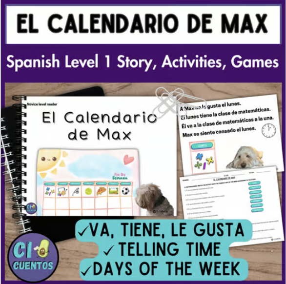 comprehensible input games, reading games, listen color write game