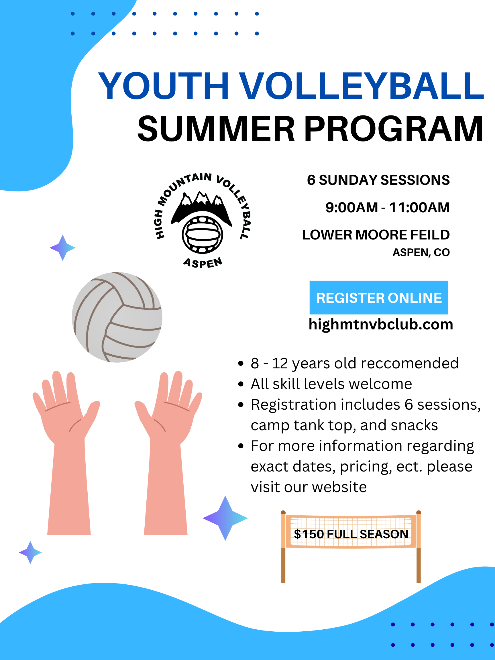 Youth Volleyball Summer Program