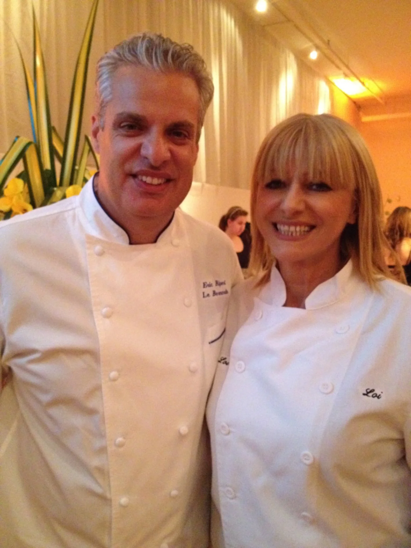 Chef Loi and Chef Eric Ripert