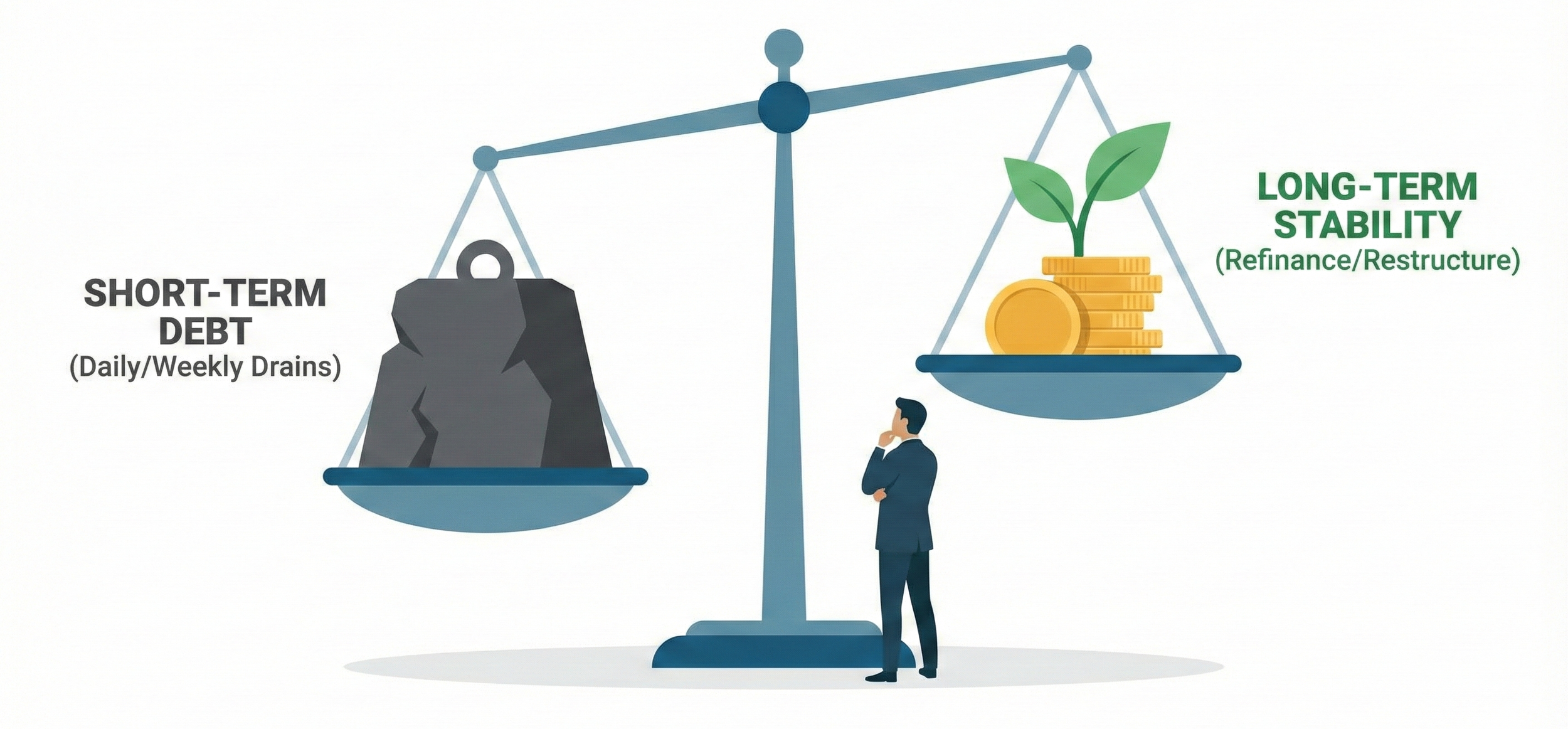 Business Debt is Stifling Cash Flow, Now What?