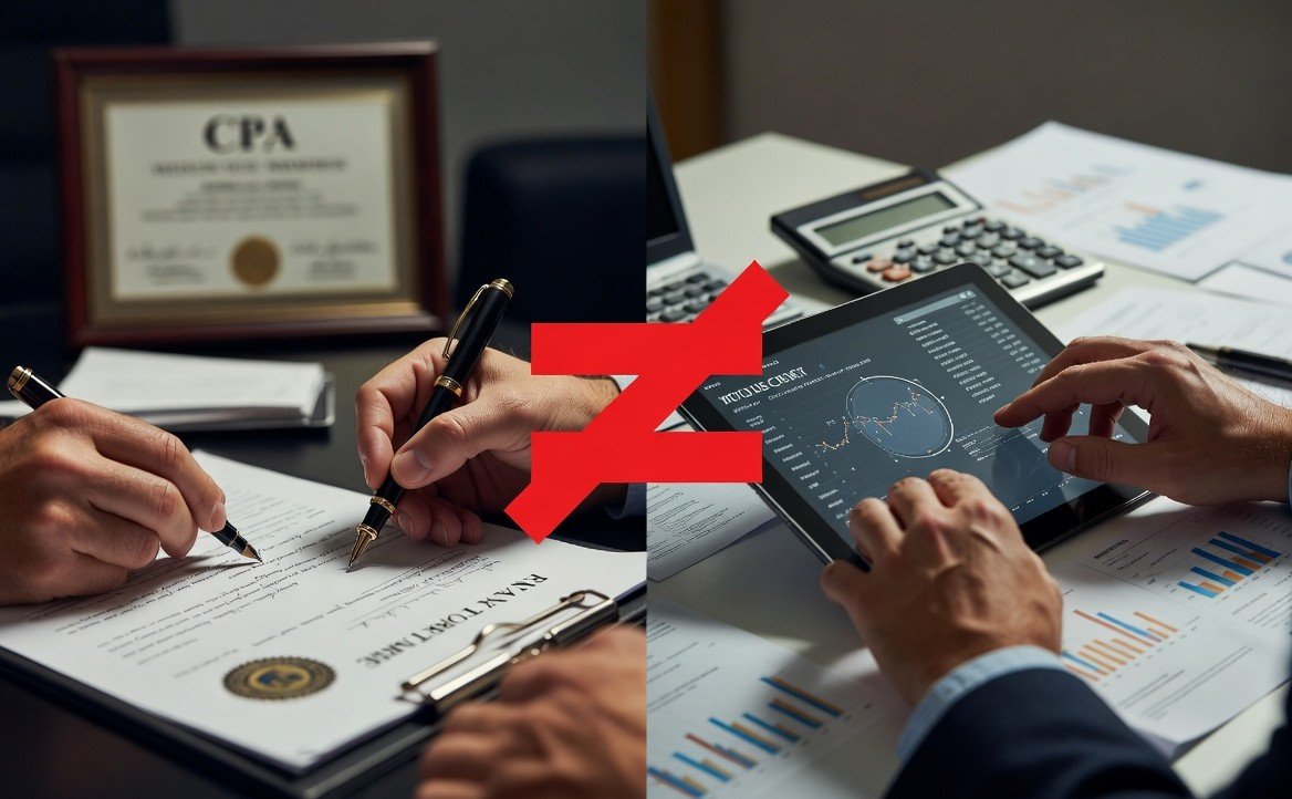 Your CPA is Not Your Accountant