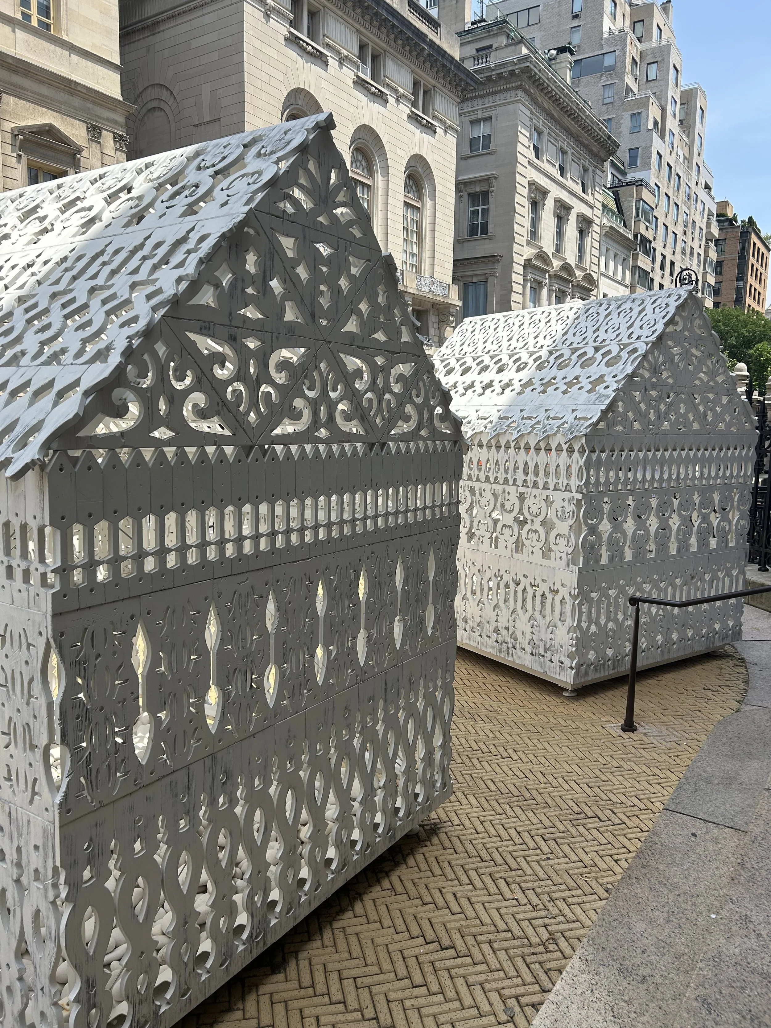 La Vaughn Belle (Born 1974, Tobago, Trinidad and Tobago; active Saint Croix, United States Virgin Islands), Installation of “The House That Freedoms Built” in Making Home—Smithsonian Design Triennial at Cooper Hewitt, Smithsonian Design Museum.
