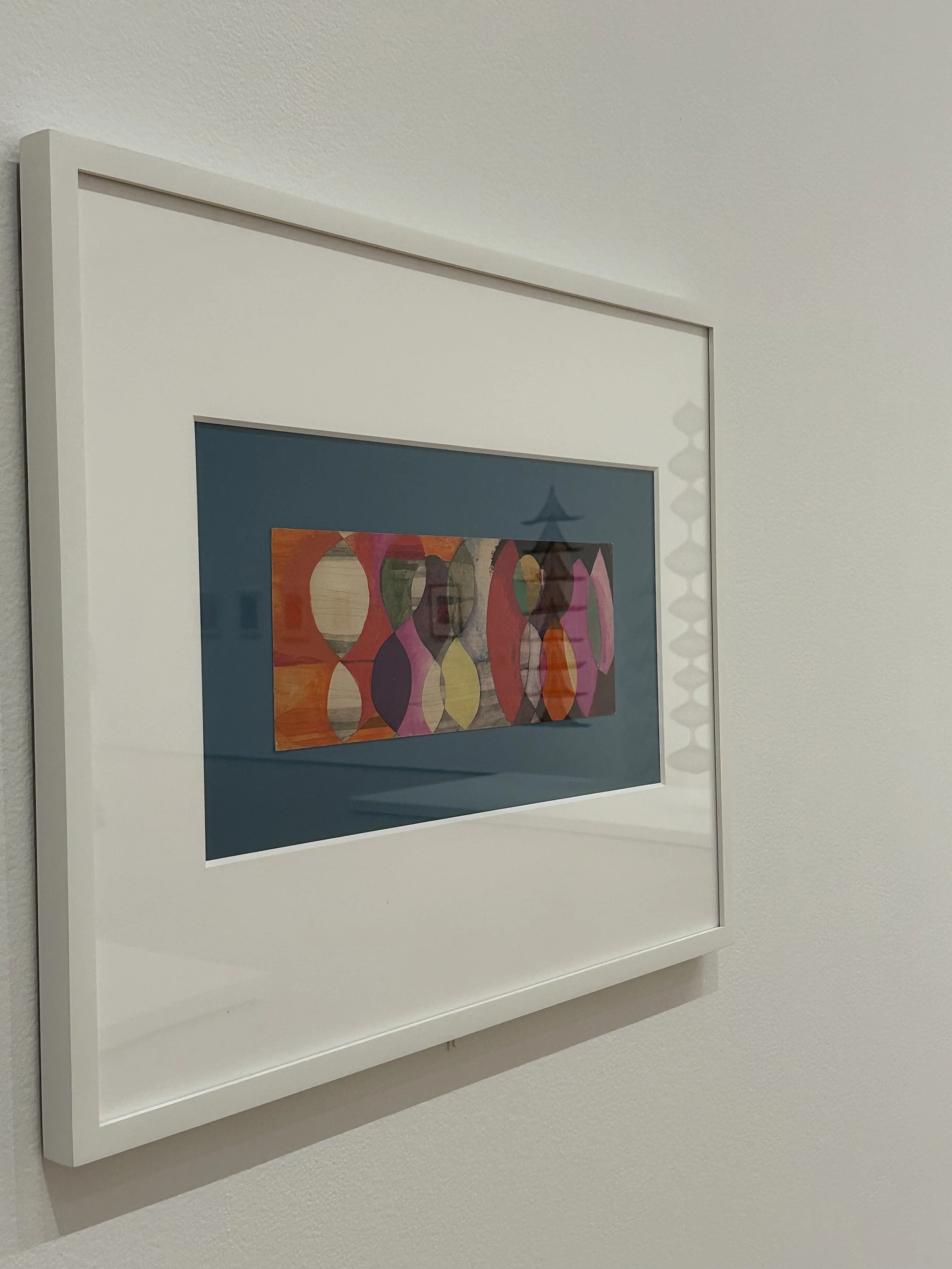  Untitled (BMC.116, Abstraction [Dogwood Leaves])   c.1948-49  Watercolor, paint, colored pencil, and graphite on paper mounted on paper and paperboard   Harvard Art Museums/Busch-Reisinger Museum. Gift of Josef Albers 