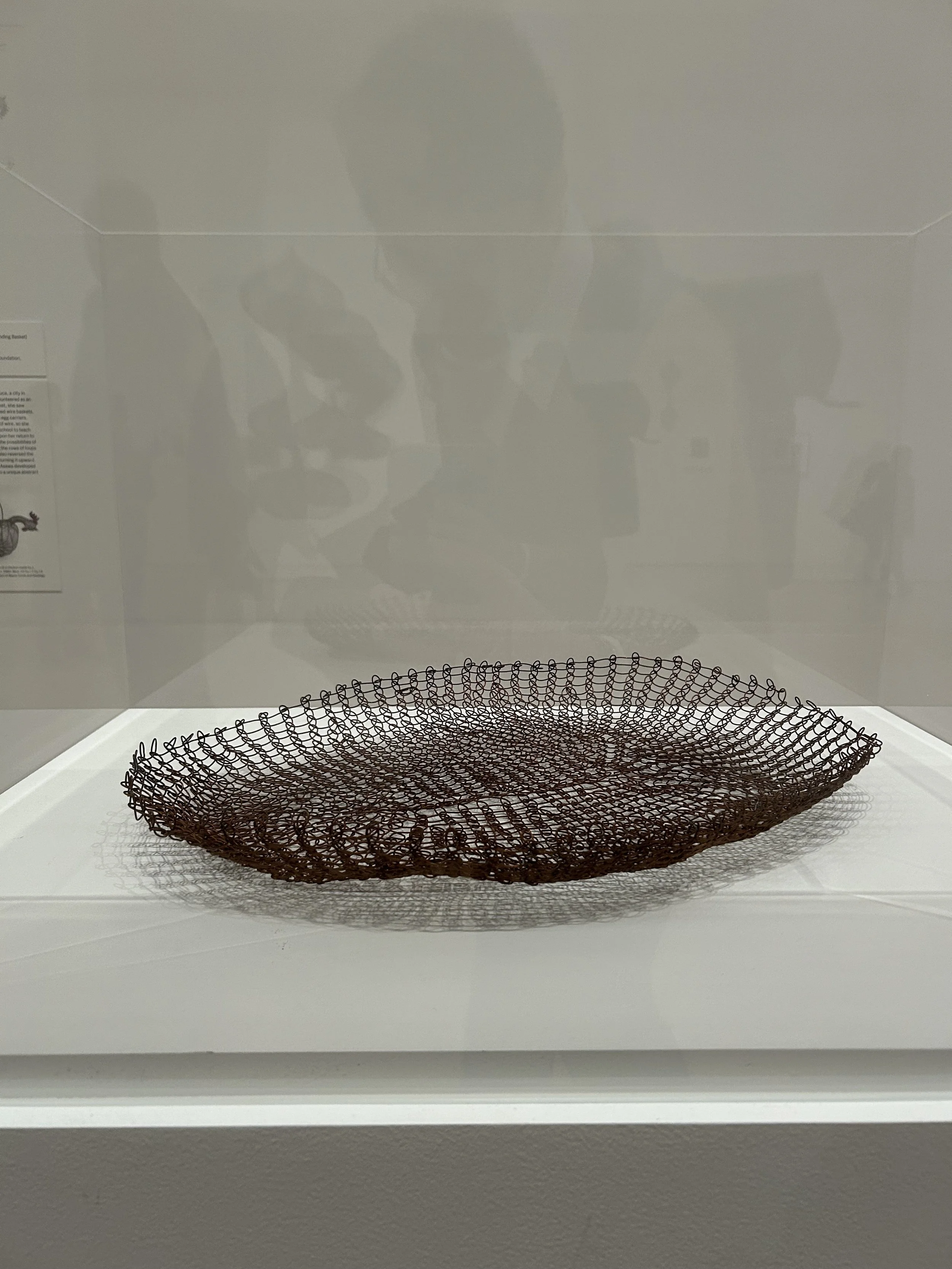  Untitled (S.784, Freestanding Basket)   c. 1948-49  Copper wire   Josef and Anni Albers Foundation,   Bethany, Connecticut 