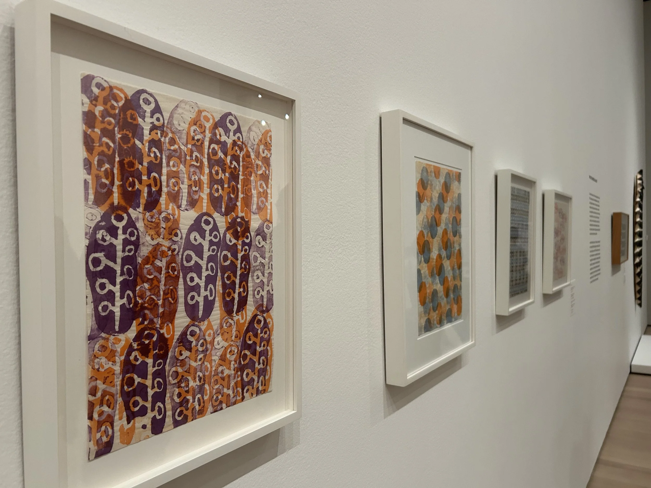  Untitled ( SF. 045d, Potato Print - Branches, Purple/Orange) c. 1951-52  Private collection 