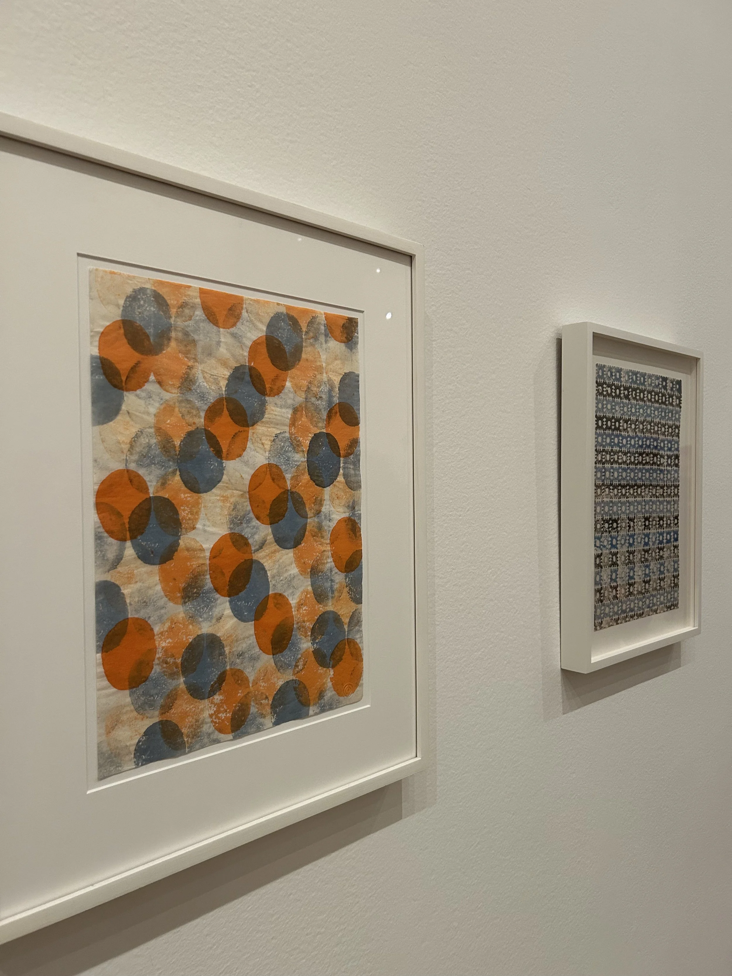  Untitled (SF. 046b, Plain Potato Print - Blue/Orange) c. 1951-52  Private collection, New Jersey 