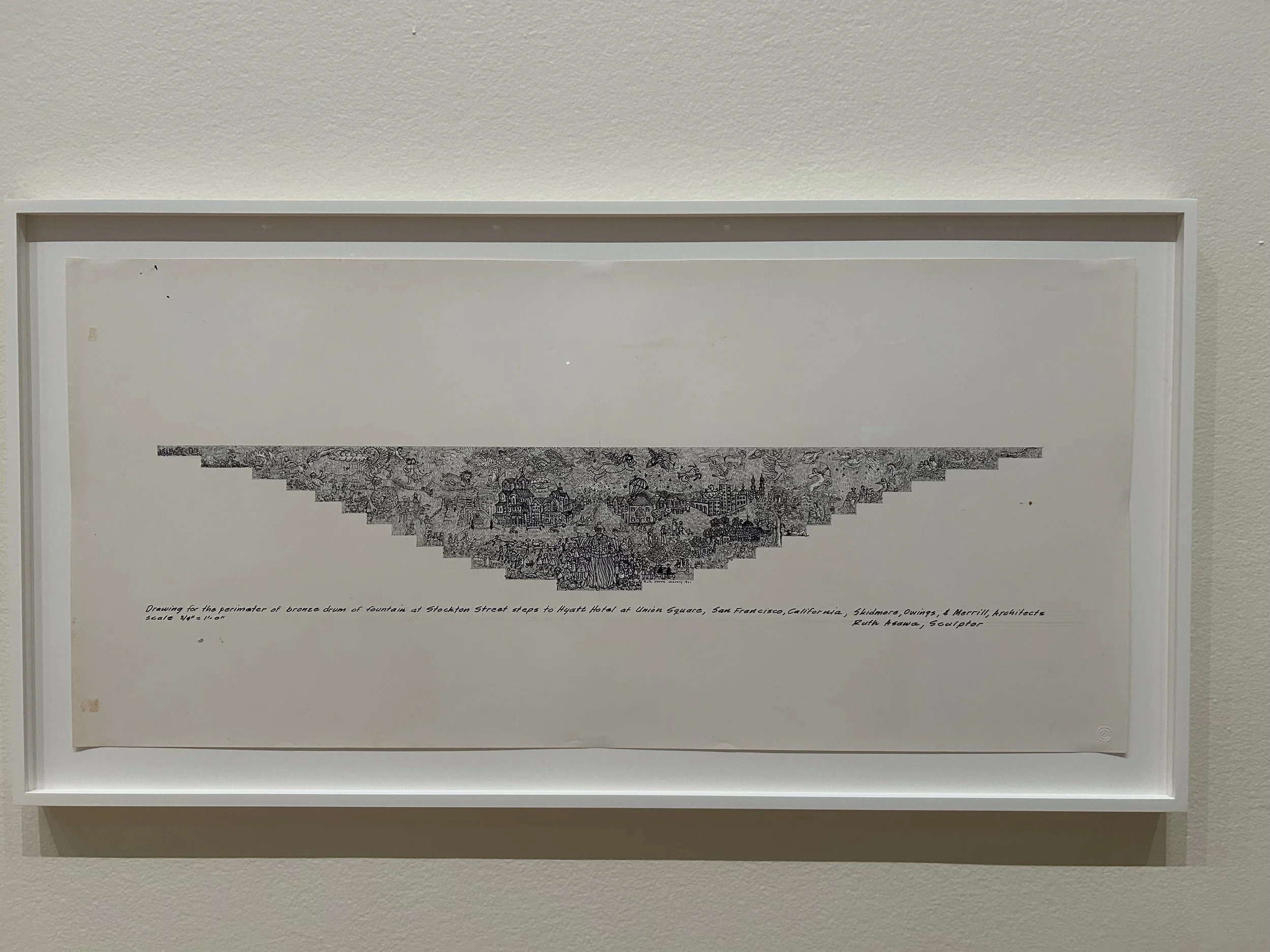  Untitled (SD.201A, Preliminary Drawing for "San Francisco Fountain [PC.004]) 1971  Ink on paper   Private collection 