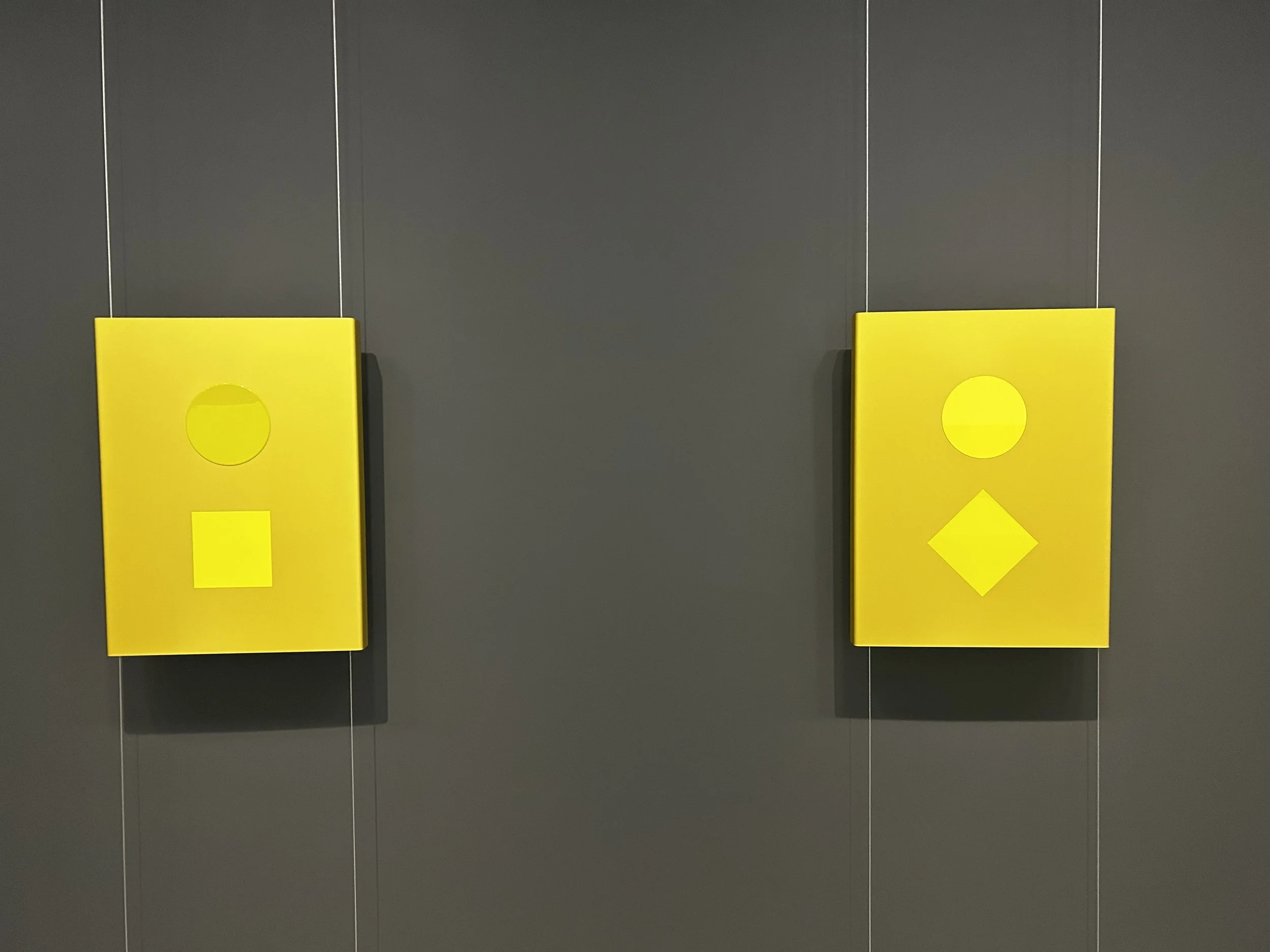  Deosil 323 and 326  2026  Anodized aluminum and urethane paint  Collection of the artist  